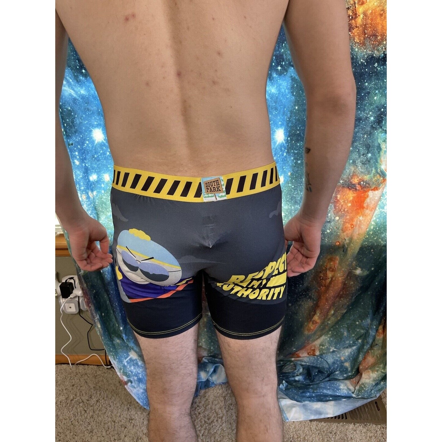 men's eric cartman south park autoritay compression shorts xl New And Unworn