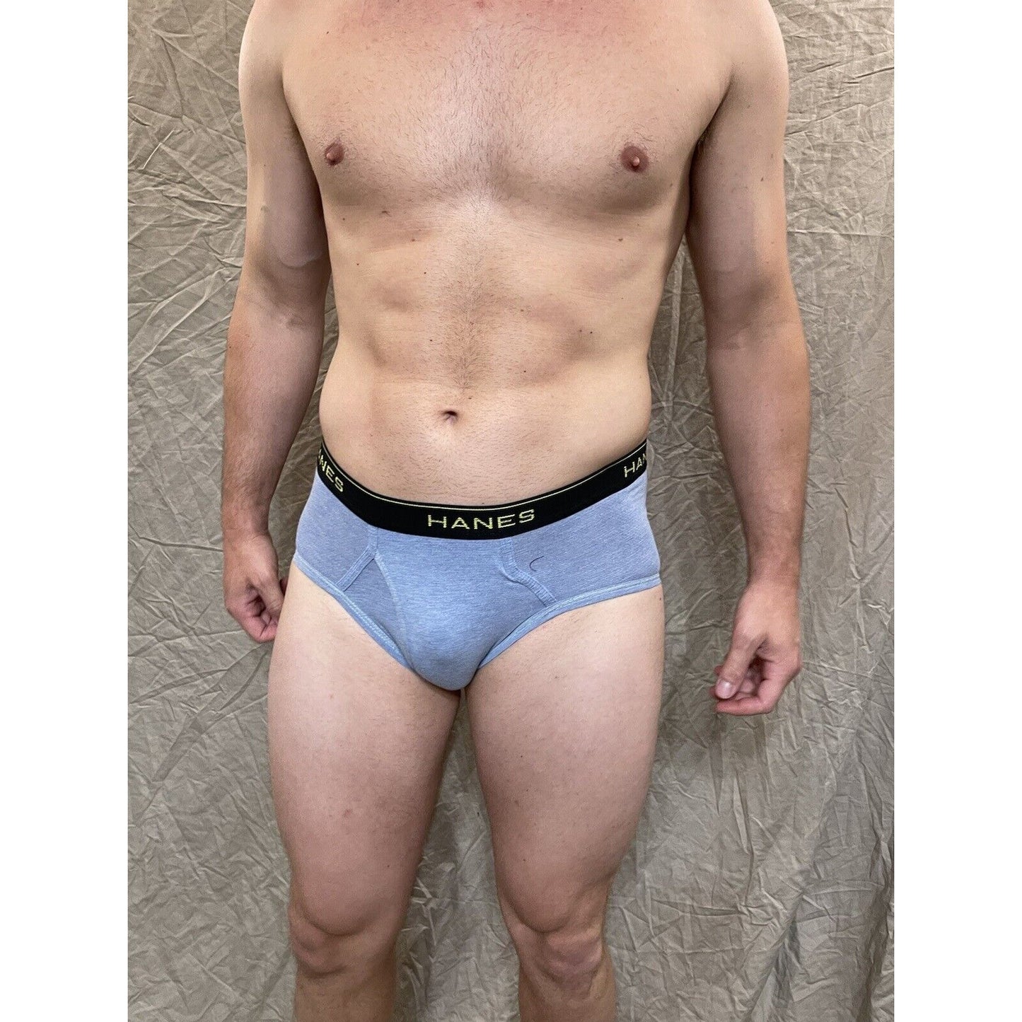 men's light blue comfort cool brief small Hanes