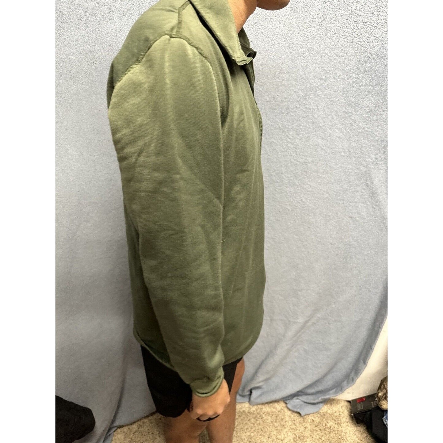 Men’s Military Army USAF Medium Green Sleeping Shirt Heat Retentive