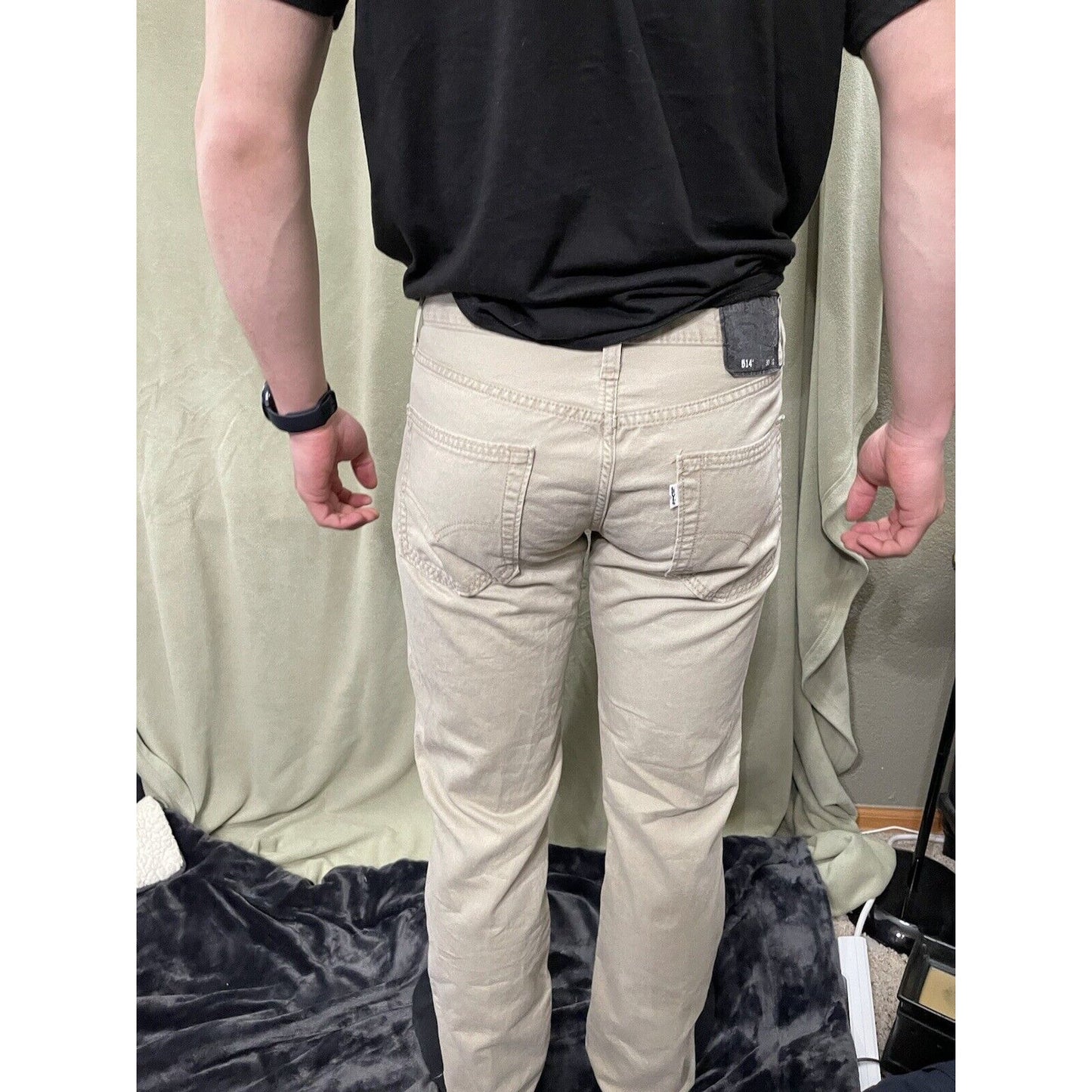 New Levi's 514 Men's 30 x 32 Tan/Khaki Cotton Straight-Fit Pants