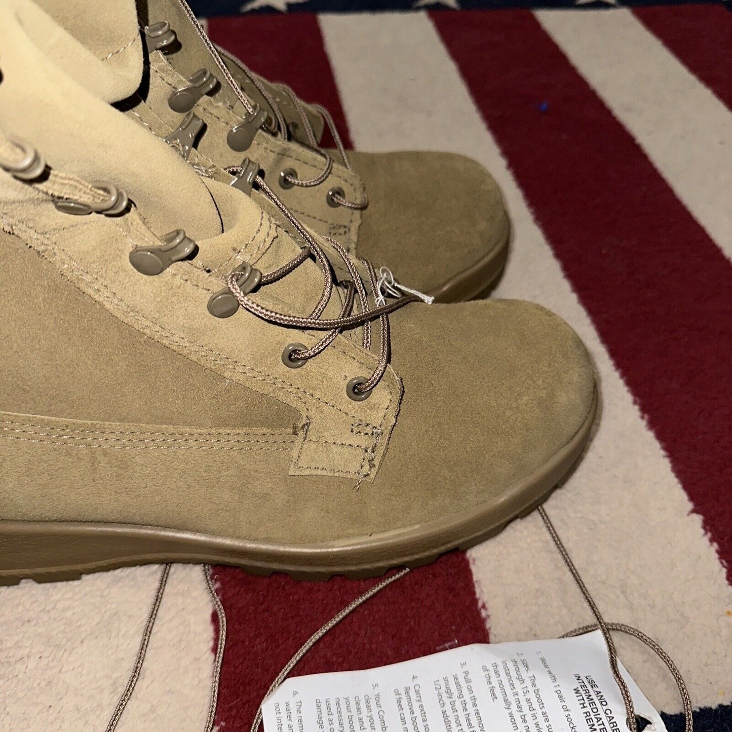 Men’s Coyote Brown Military Boots Altama 10.5 Removable Cold Weather Inserts