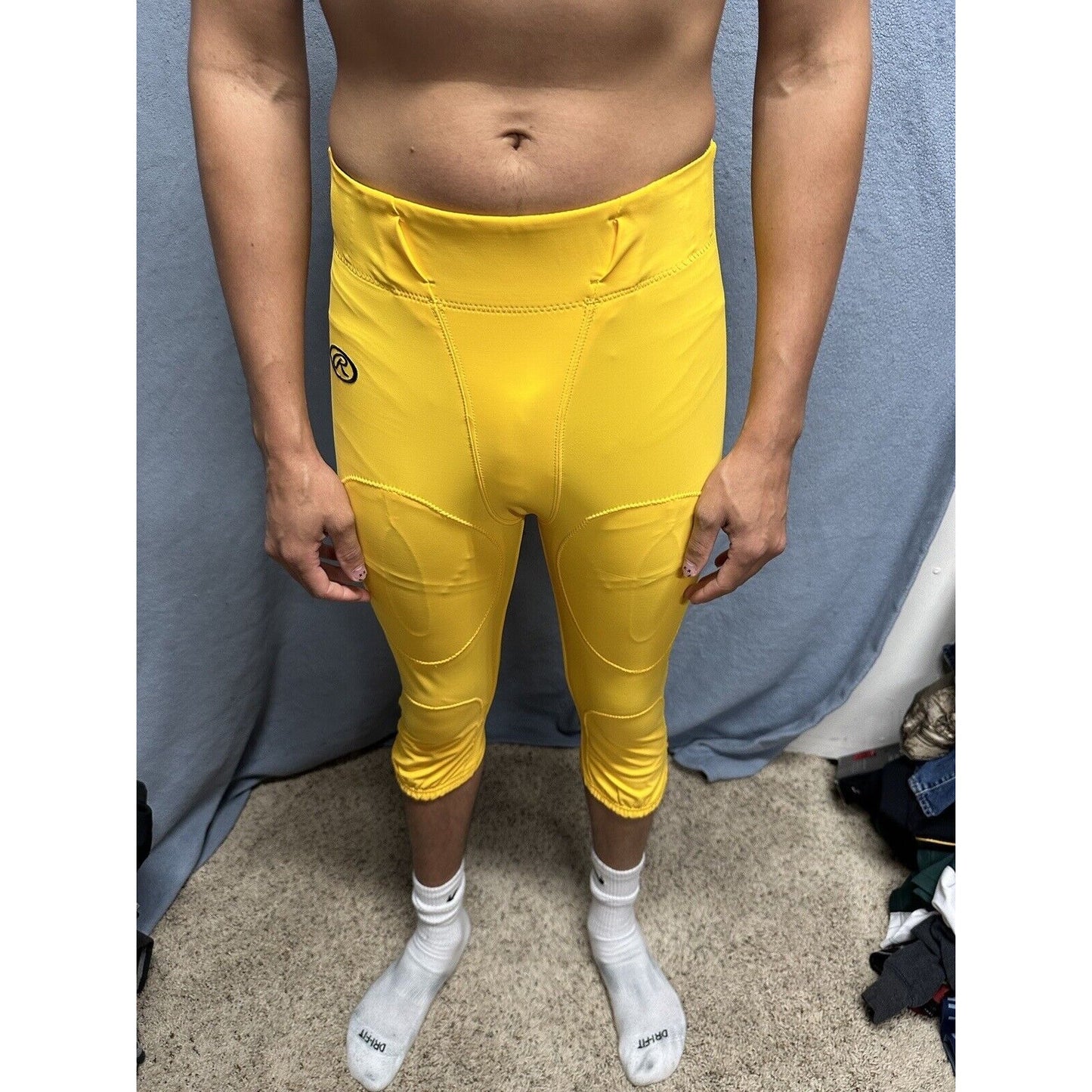 Men’s Gold / Yellow Rawlings Football Pants Medium