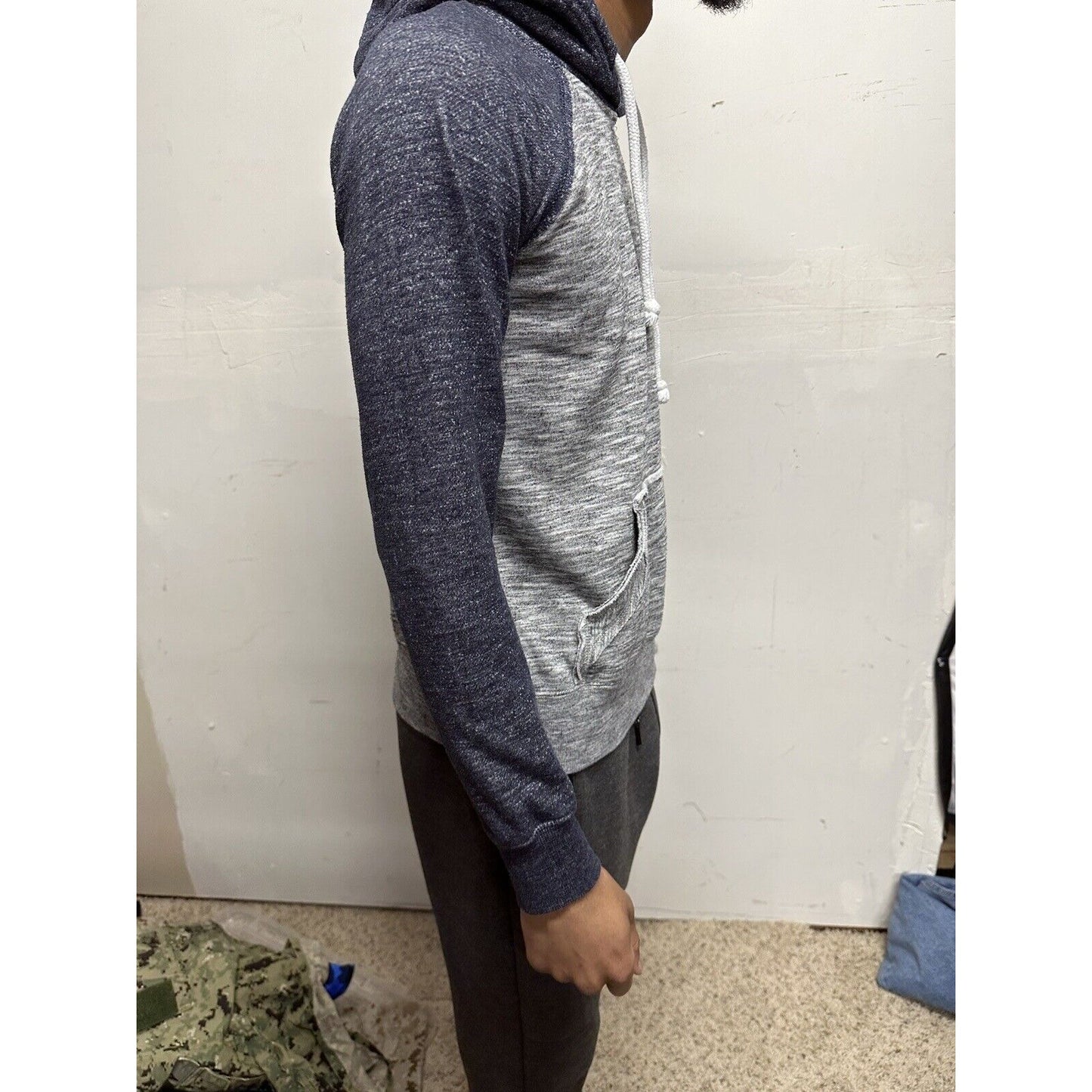 Cali heritage pacific merchants size small gray hoodie
