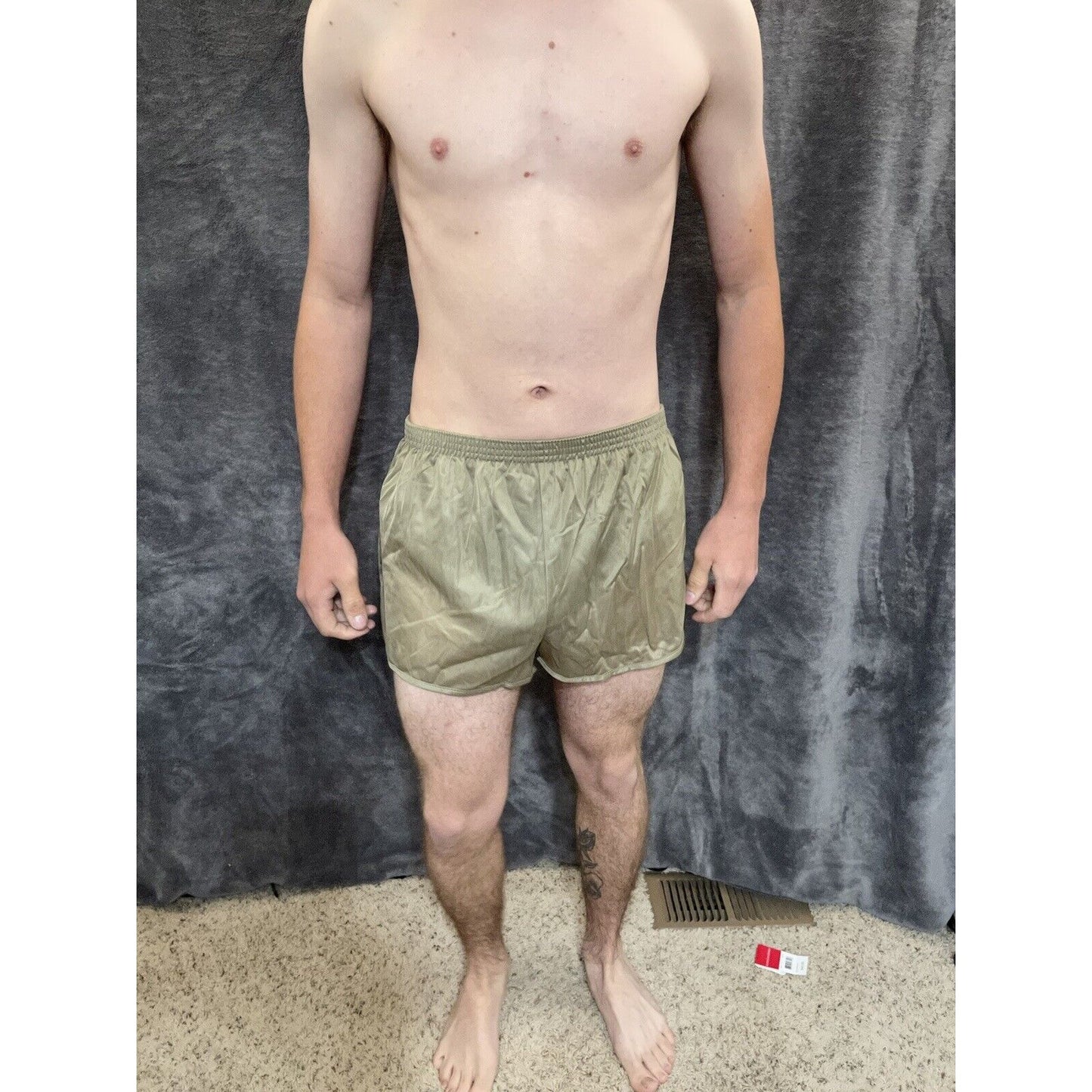 men's soffe ranger panties tan athletic Silkies shorts Large