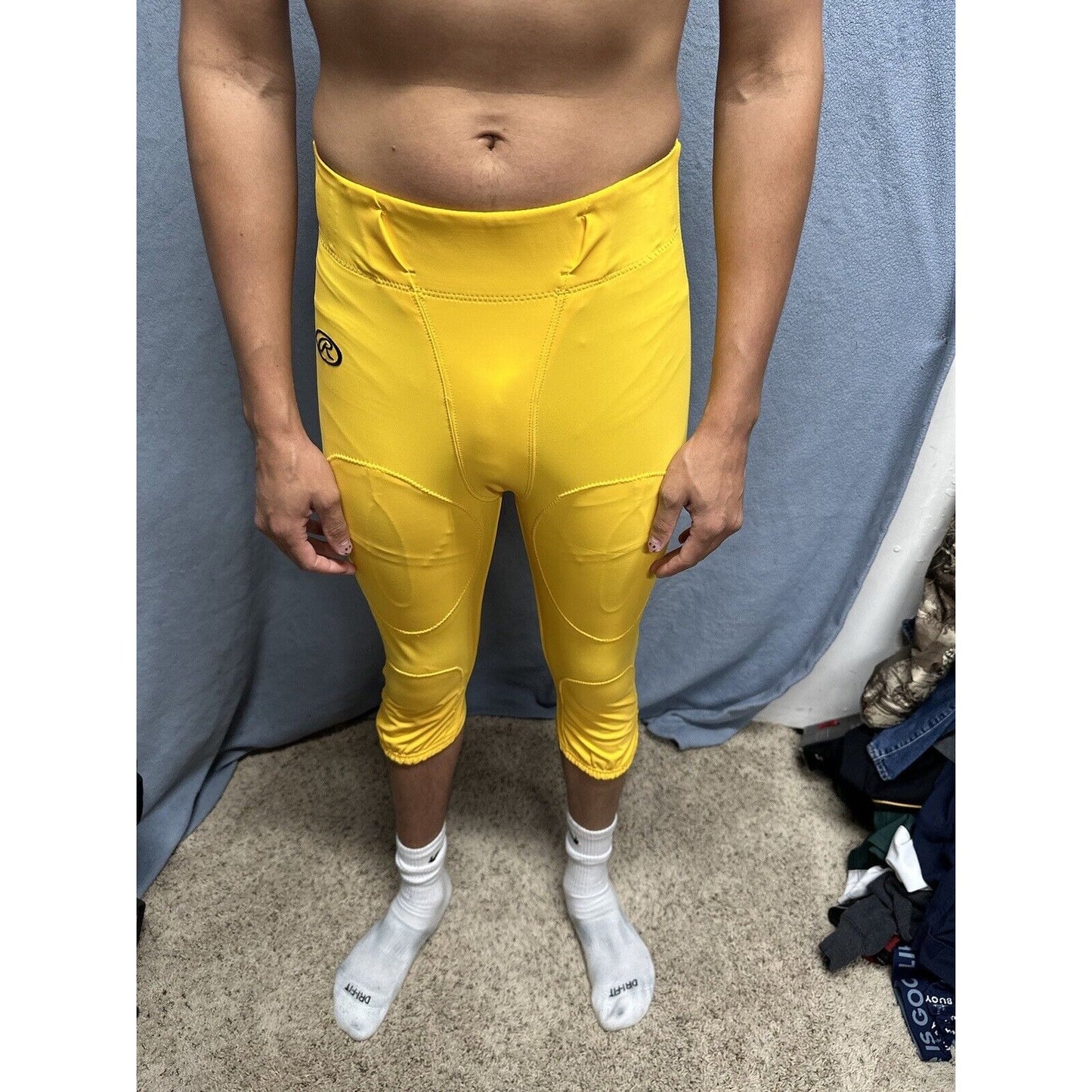 Men’s Gold / Yellow Rawlings Football Pants Medium