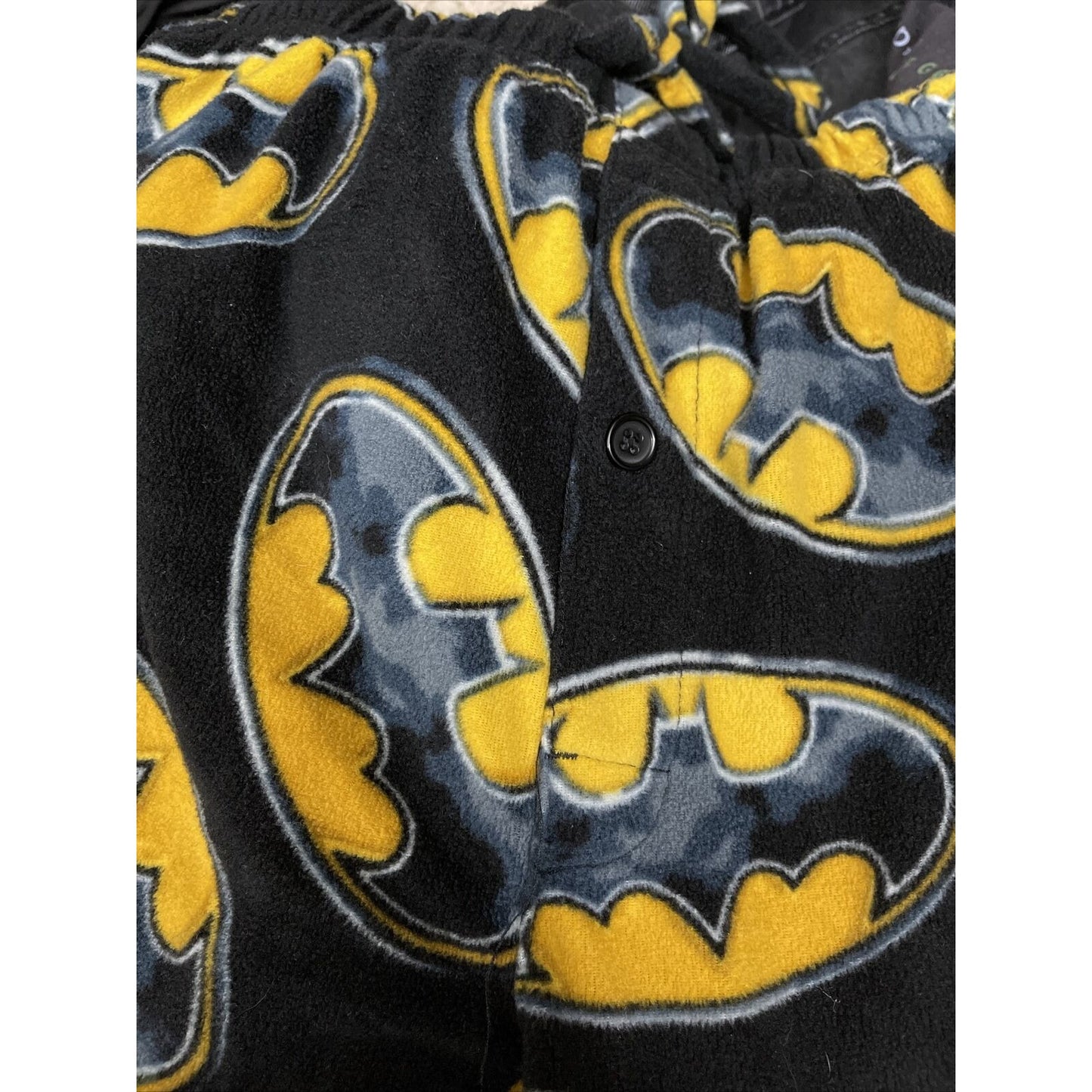 Men’s Large Batman Flannel Pajamas Sleepwear
