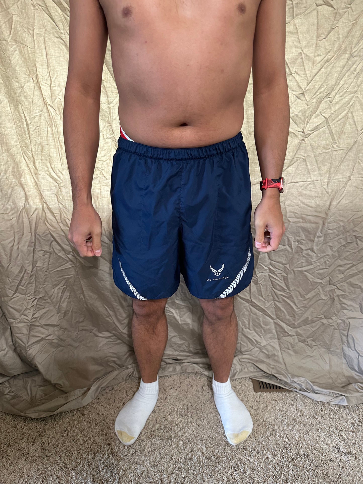 Men’s air force USAF small pt shorts improved physical training uniform