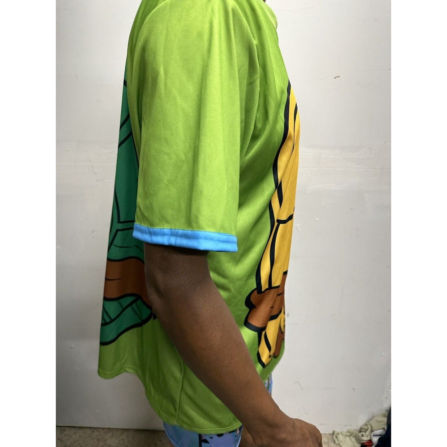 Nickelodeon Teenage Mutant Ninja Turtles Mens L/XL Costume Shirt - Leonardo