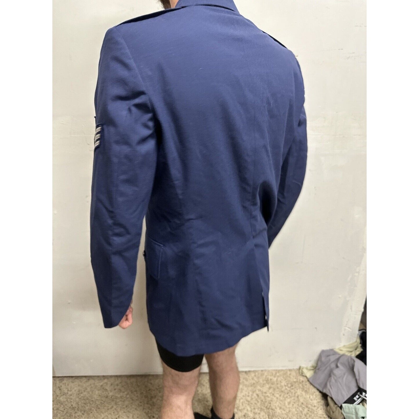 Men’s 40R USAF Air Force Service Coat Navy Blue Uniform