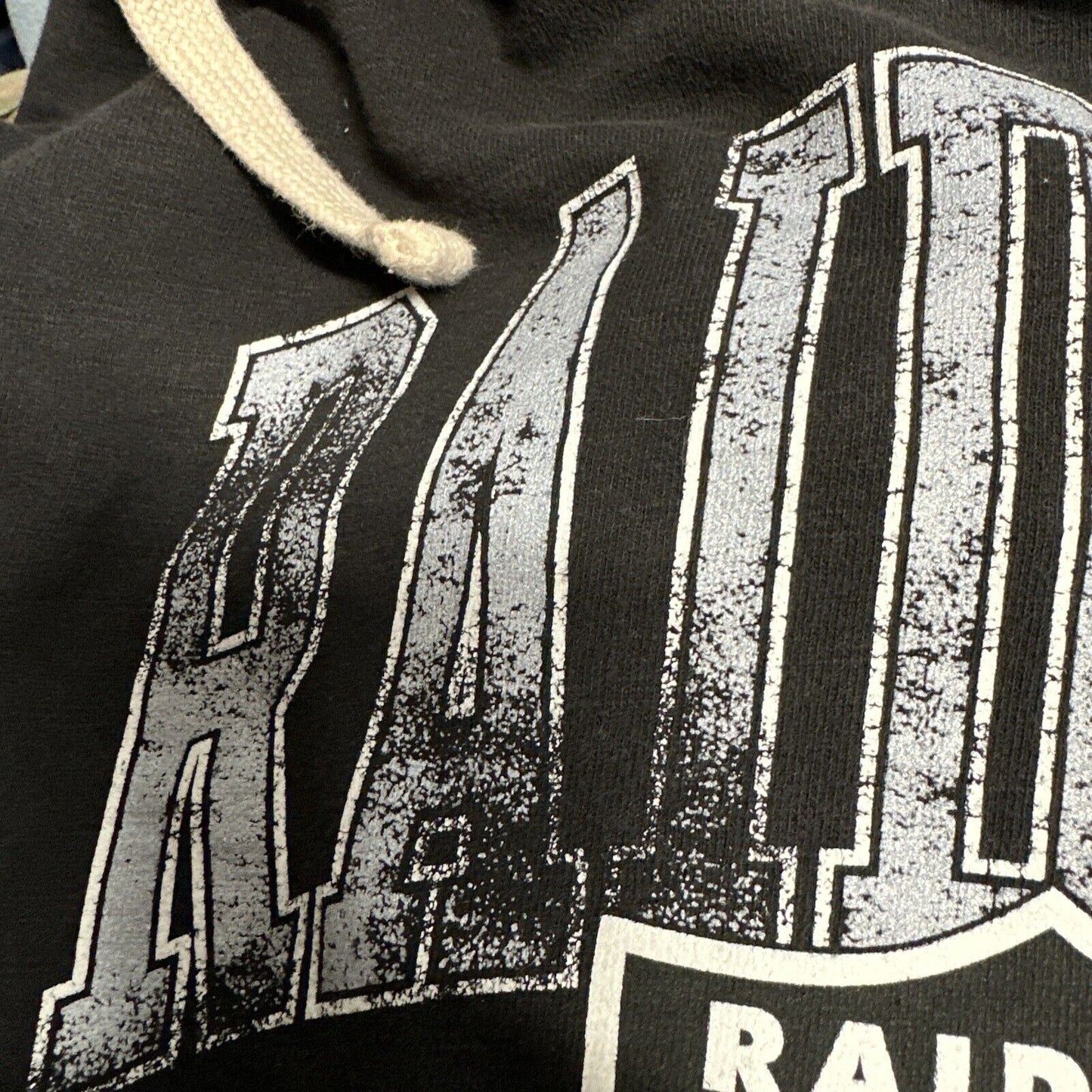 Men’s Black NFL Proline XL Fanatics Pullover Hoodie Raiders Football