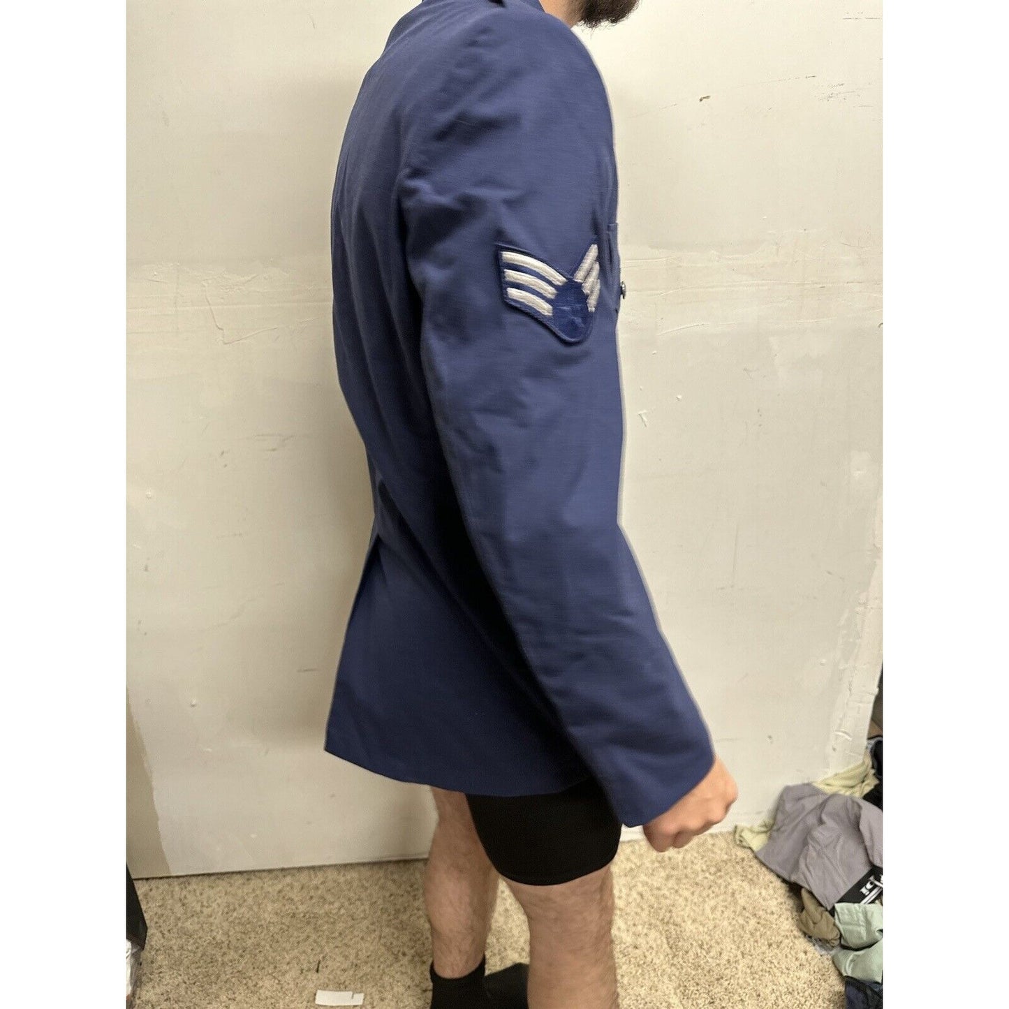 Men’s 40R USAF Air Force Service Coat Navy Blue Uniform