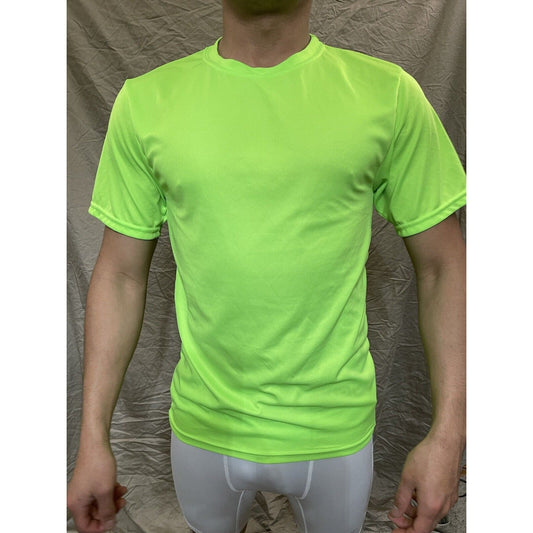 Men's Augusta Sportswear Moisture Management Athletic shirt Neon Green Medium