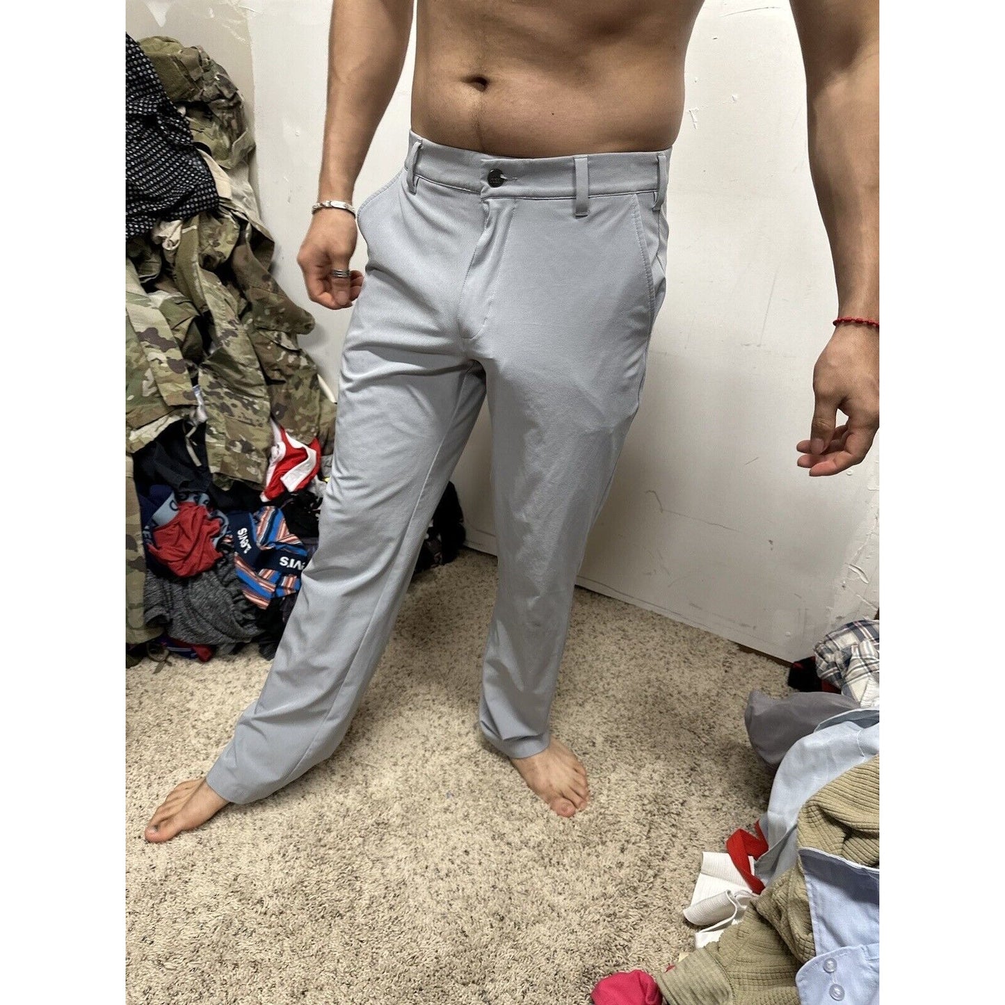 Men’s Adidas 30 X 32 Flex Pants Gray Very Soft
