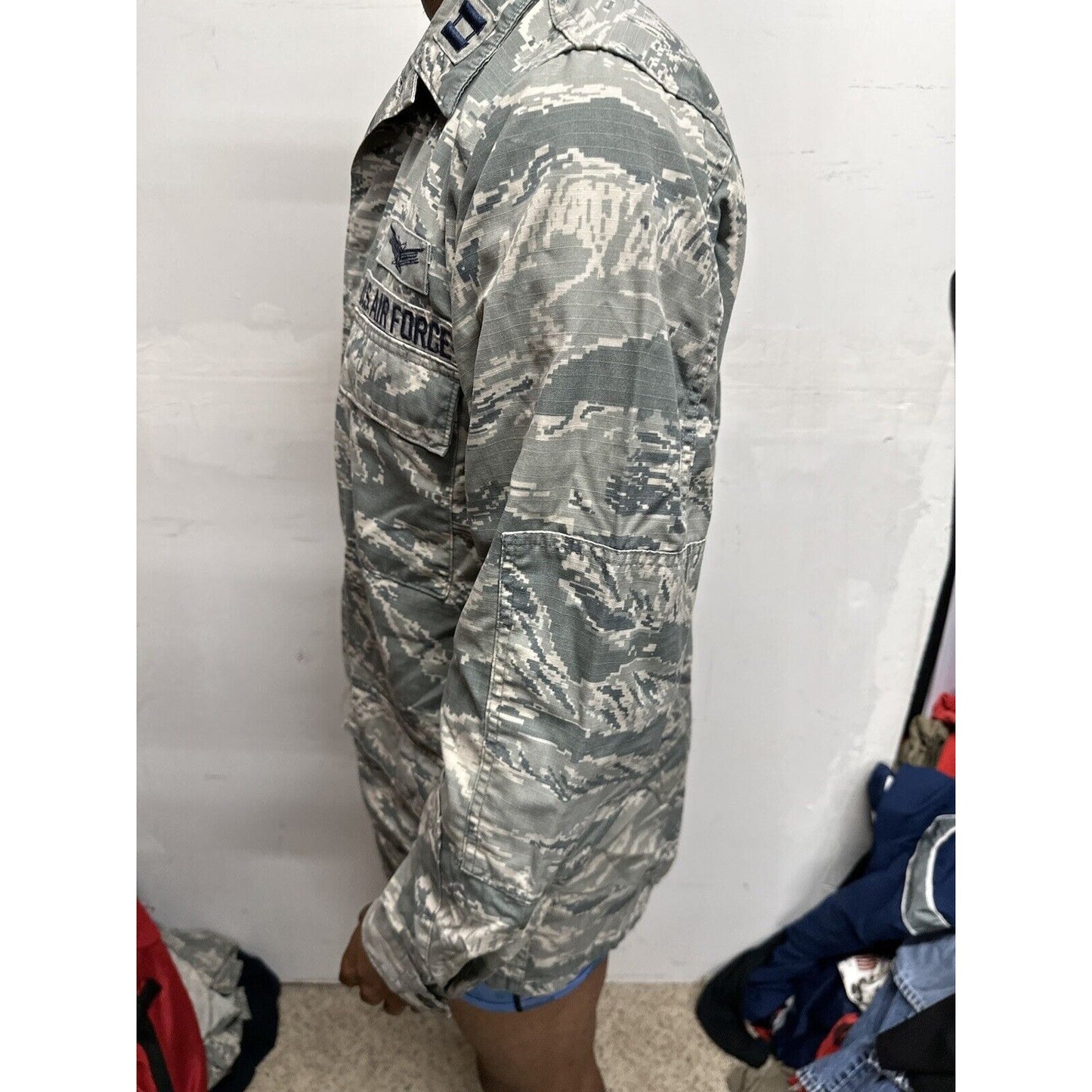 Men’s 36XL Airman Battle Uniform Abu USAF Civil Air Patrol Top Coat Blouse