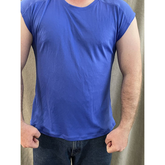 Men’s royal blue large Champion Muscle Tee sleeveless ventilated