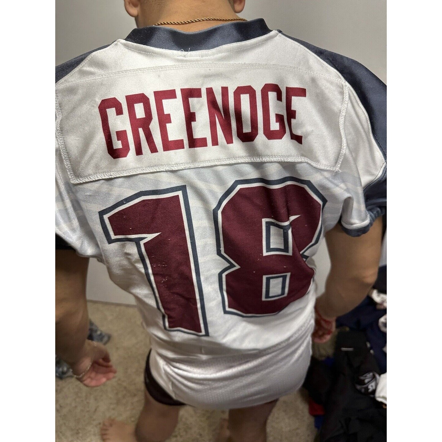 Men’s Maxim Athletic Football Jersey Hawks Number 18