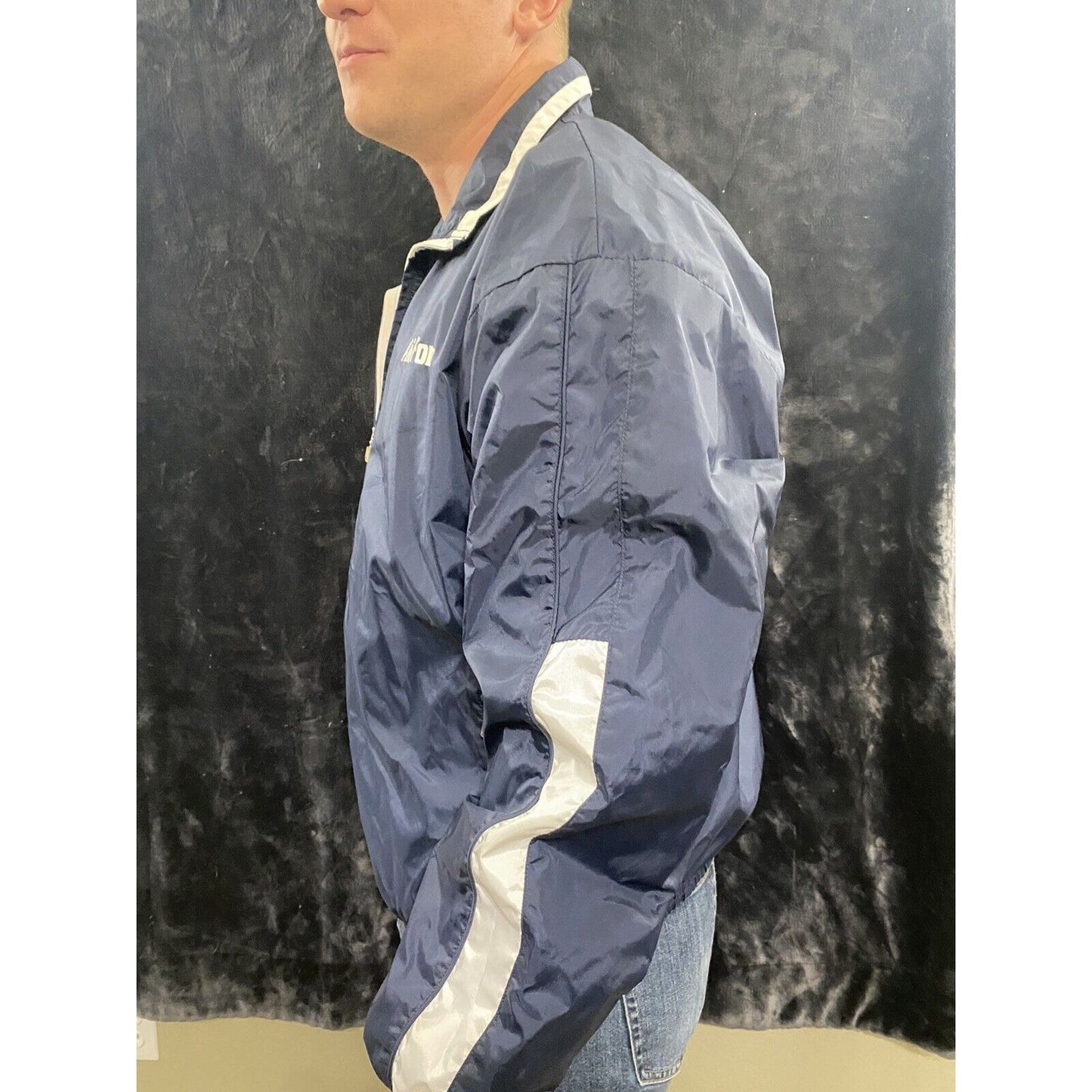 US Air Force Gear For Sports Men’s XL Navy Blue Hooded Windbreaker Jacket