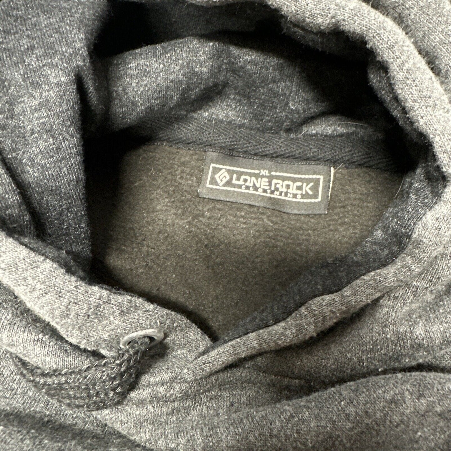 Men’s Gray XL Hoodie Pullover Lone Rock Great Sand Dunes National Park Colorado