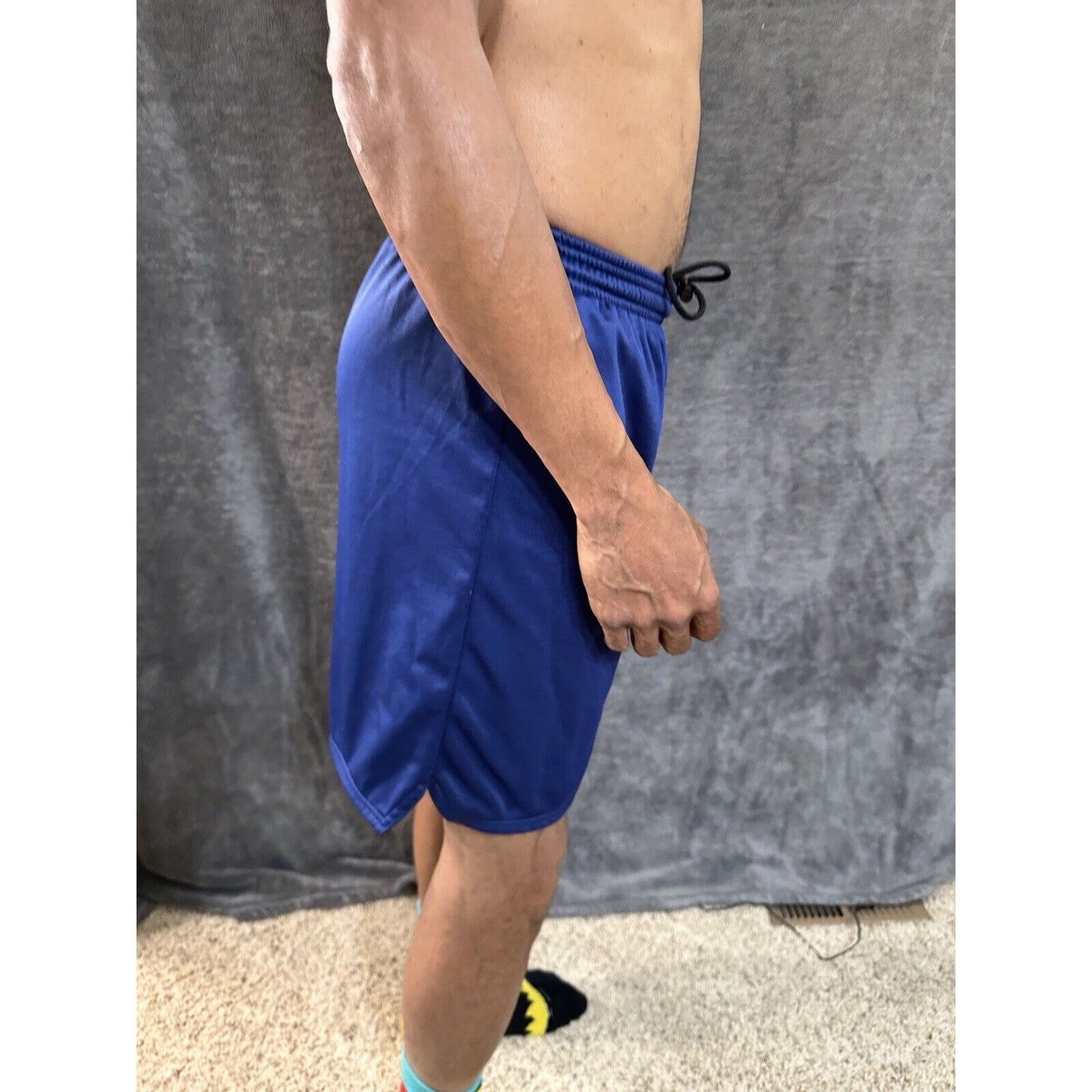 Men’s Cadet Air  Force Academy PT Blue Workout Athletic Shorts Medium
