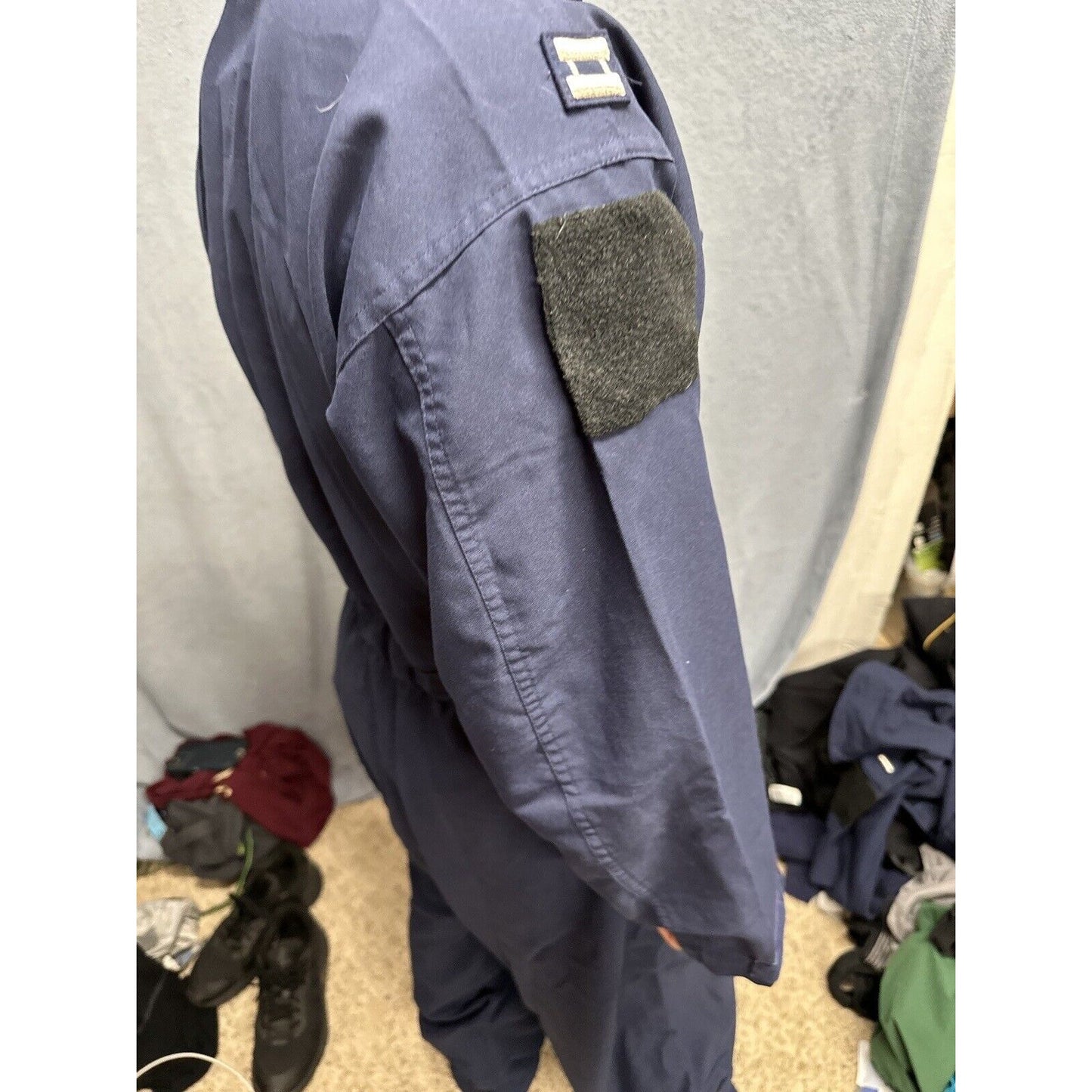 Men’s Dark Blue Strategic Air Command Missile Crew Coverall Uniform Suit O-3