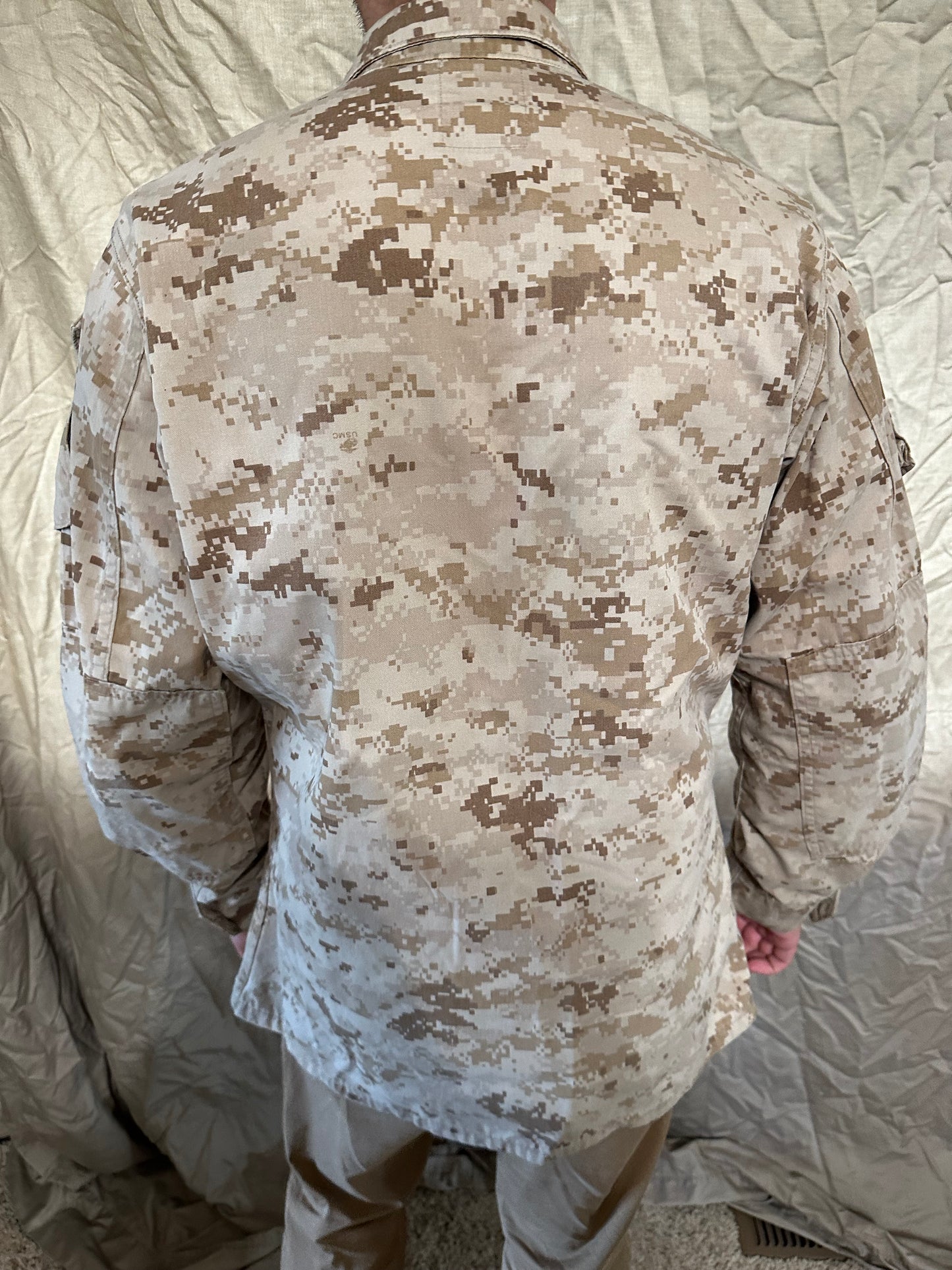 Men’s desert marpat usmc marine corps small regular blouse top