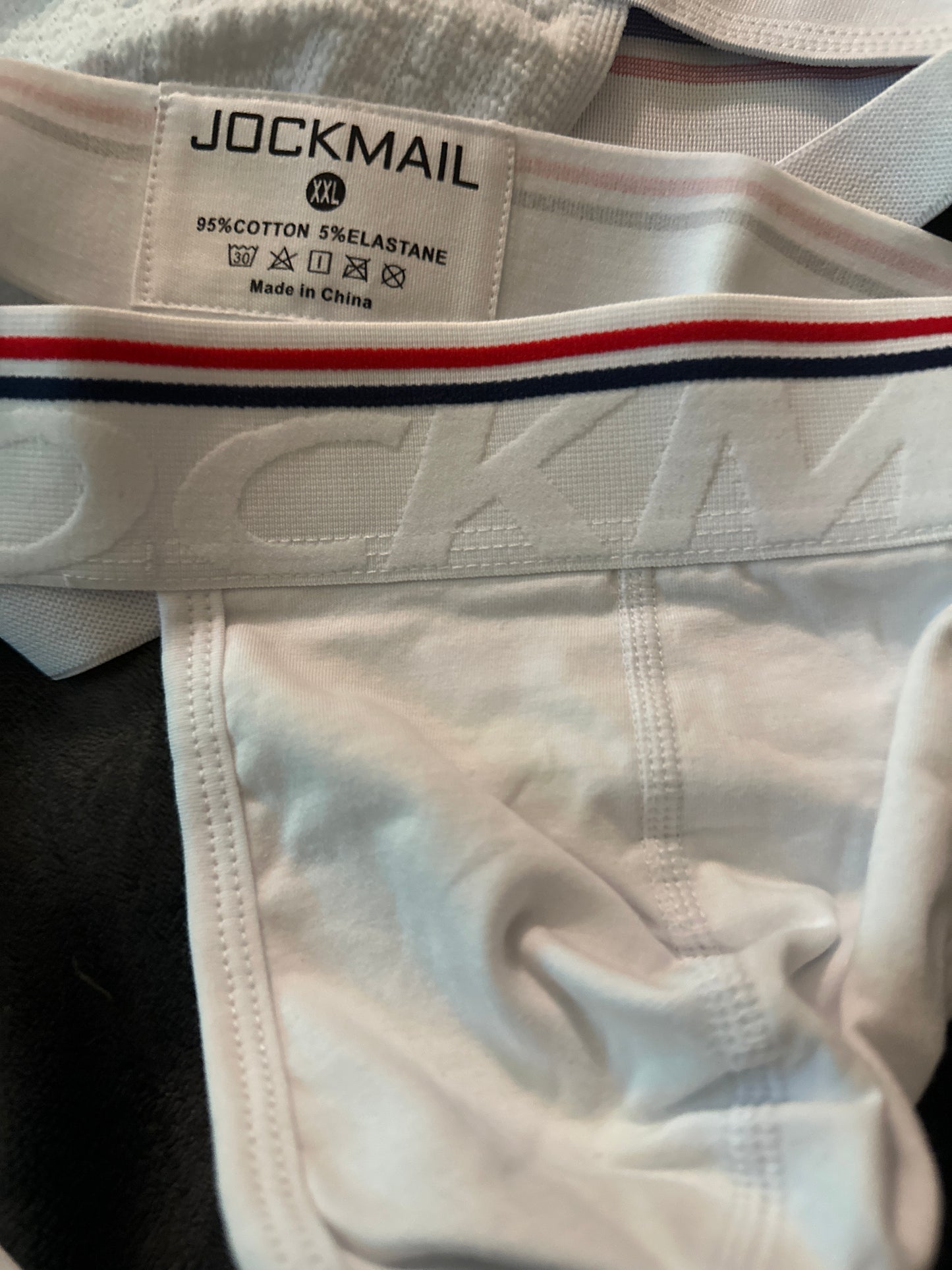 XXL jockstraps set of 2 white