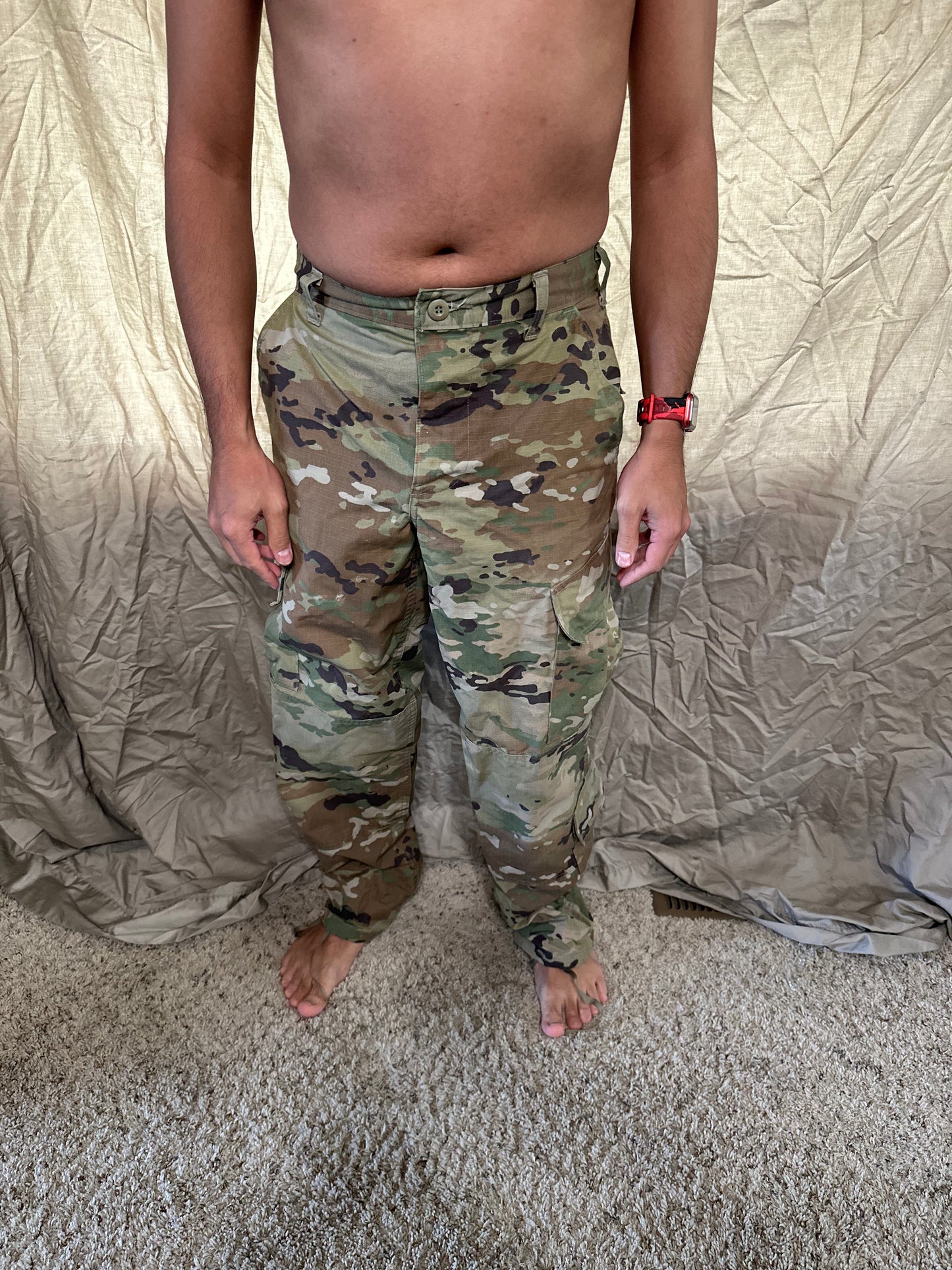 Men’s small regular ocp pants army Air Force space force 50% nylon 50% cotton