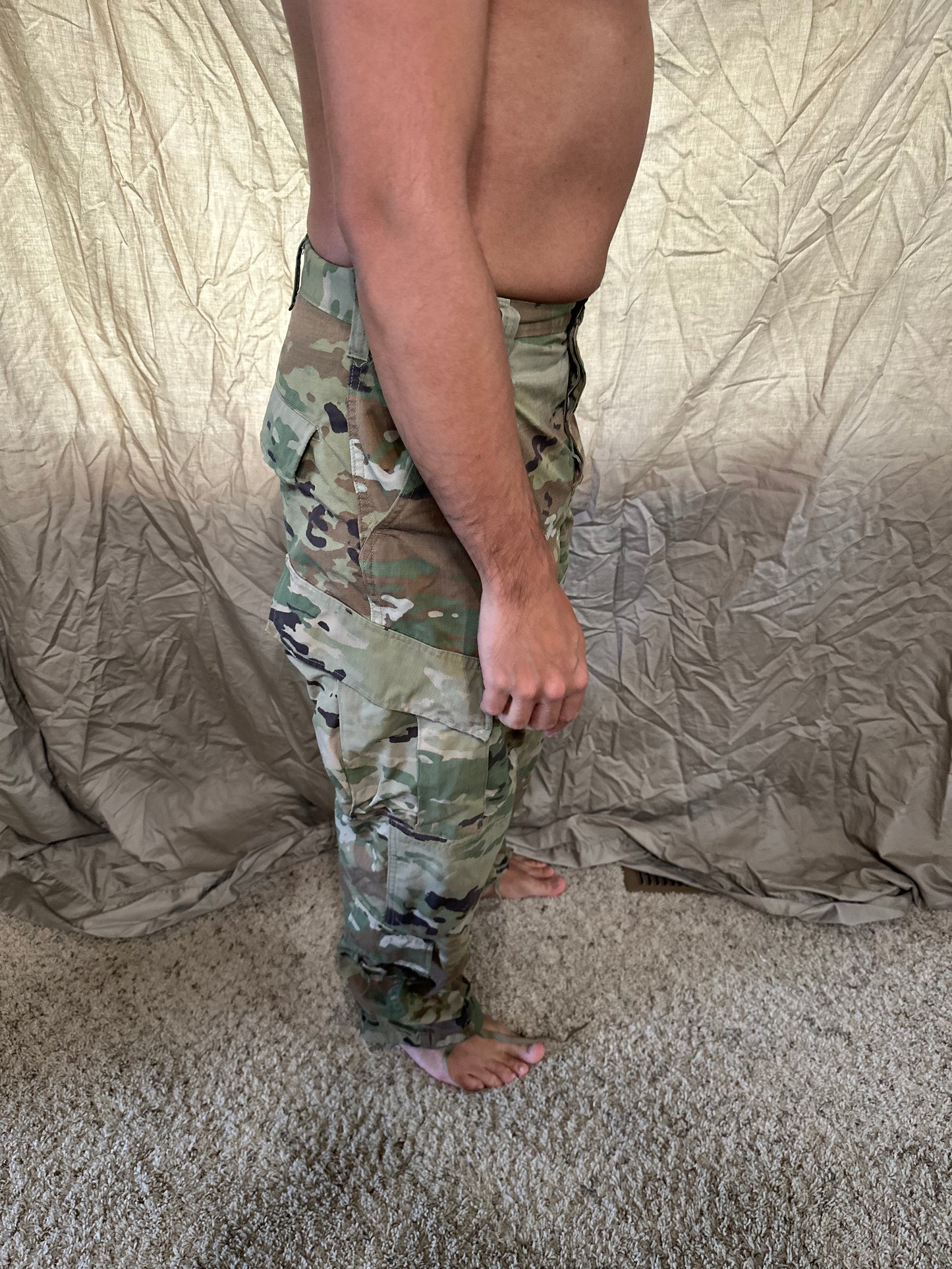 Men’s small regular ocp pants army Air Force space force 50% nylon 50% cotton