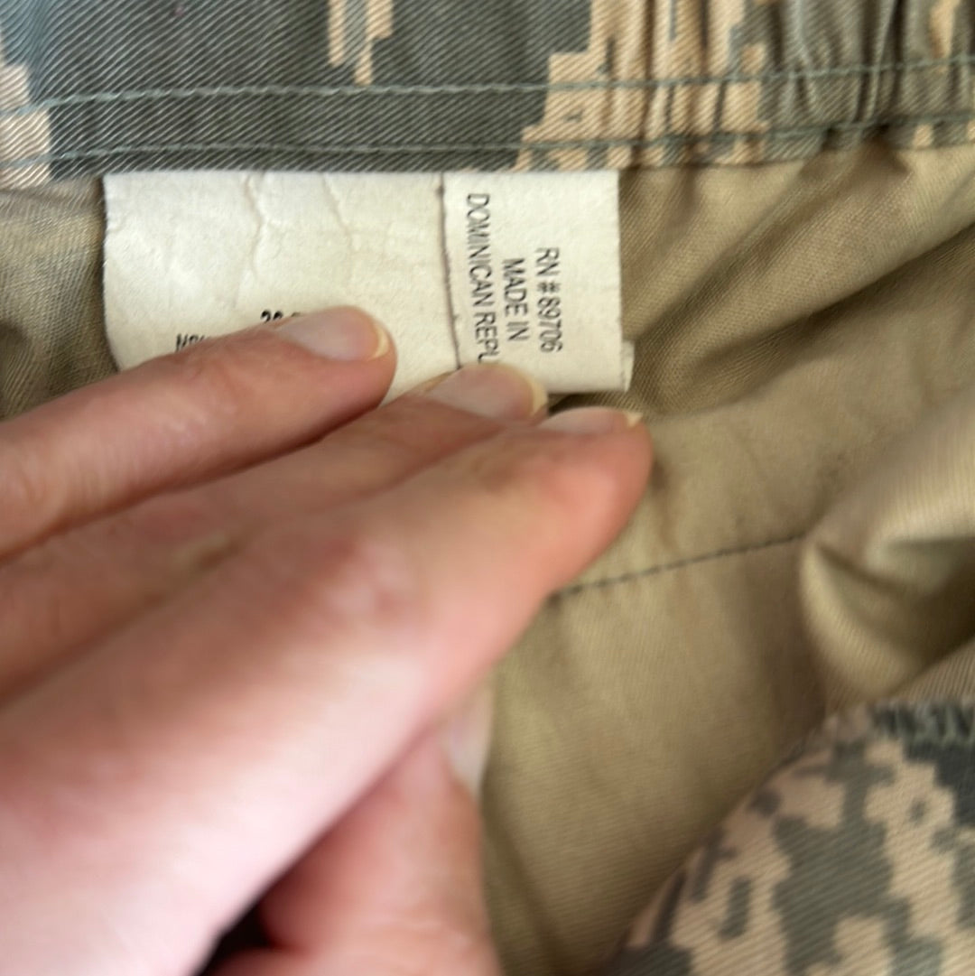 Men’s 30R Abu airman battle uniform USAF civil air patrol pants with olive green belt included