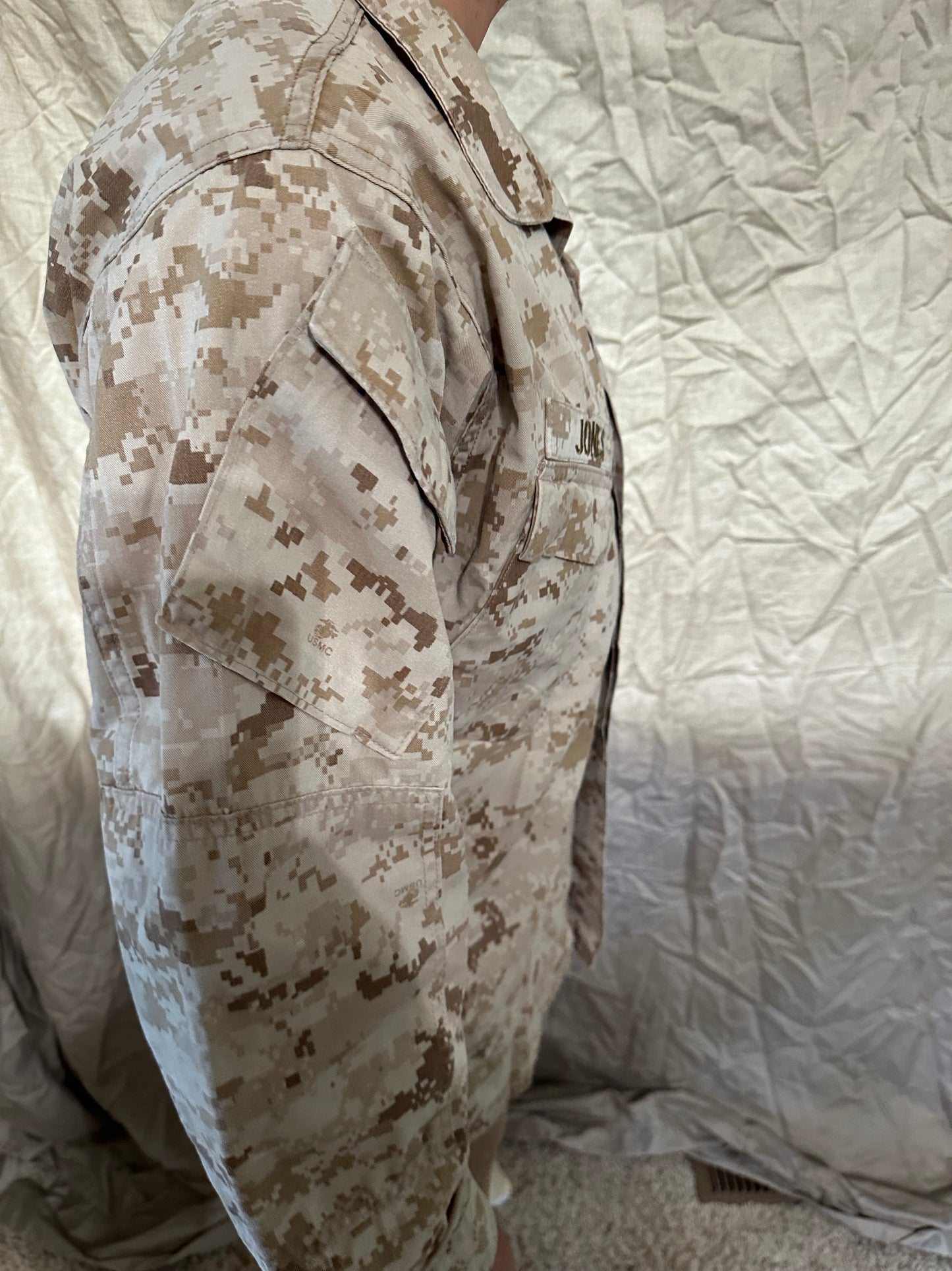 Men’s desert marpat usmc marine corps small regular blouse top