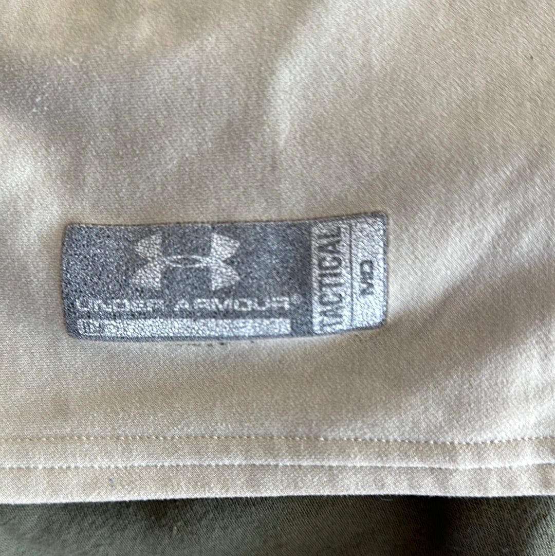 Men’s under armour tactical medium desert sand military long sleeve shirt