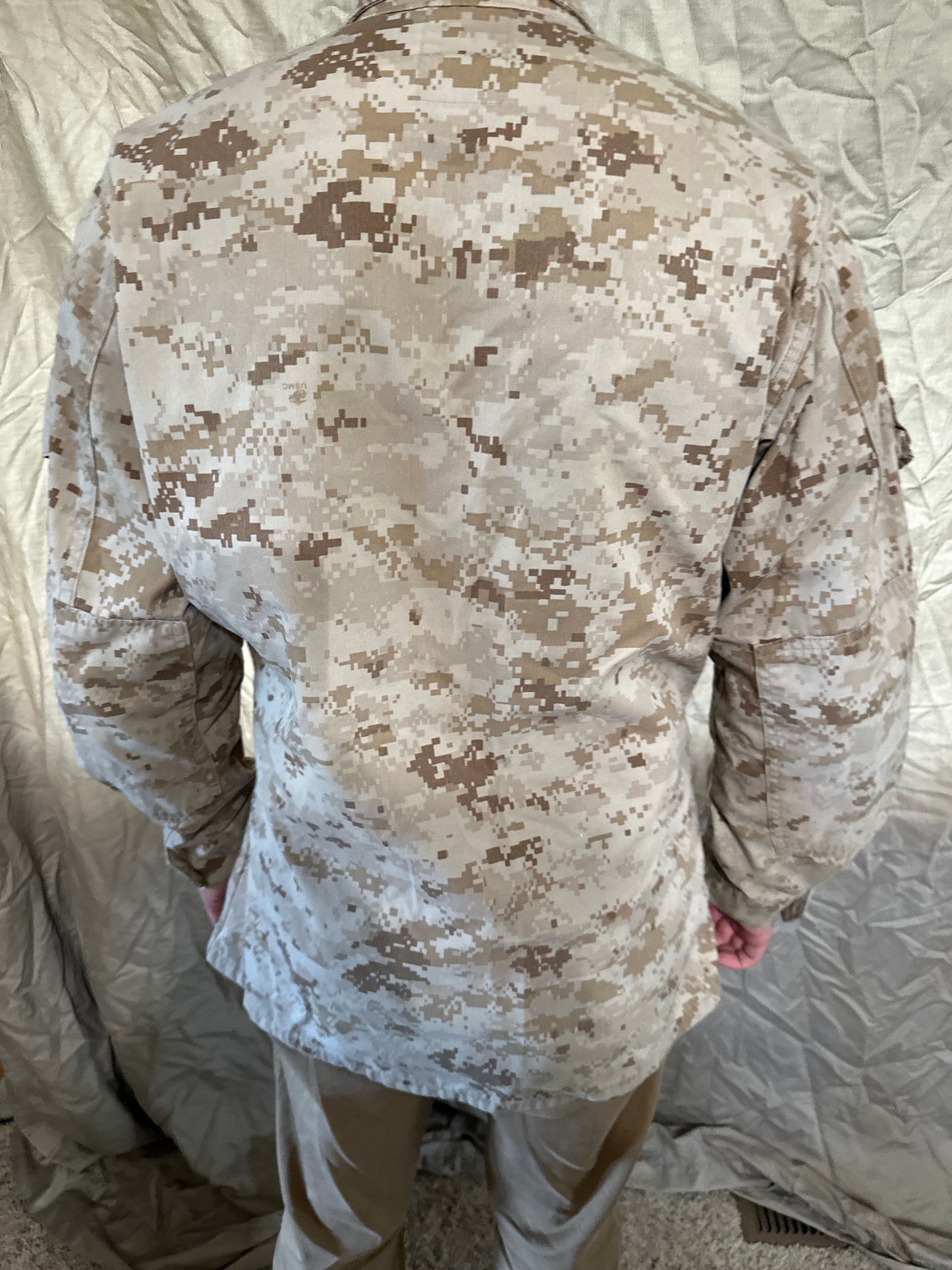 Men’s desert marpat usmc marine corps small regular blouse top