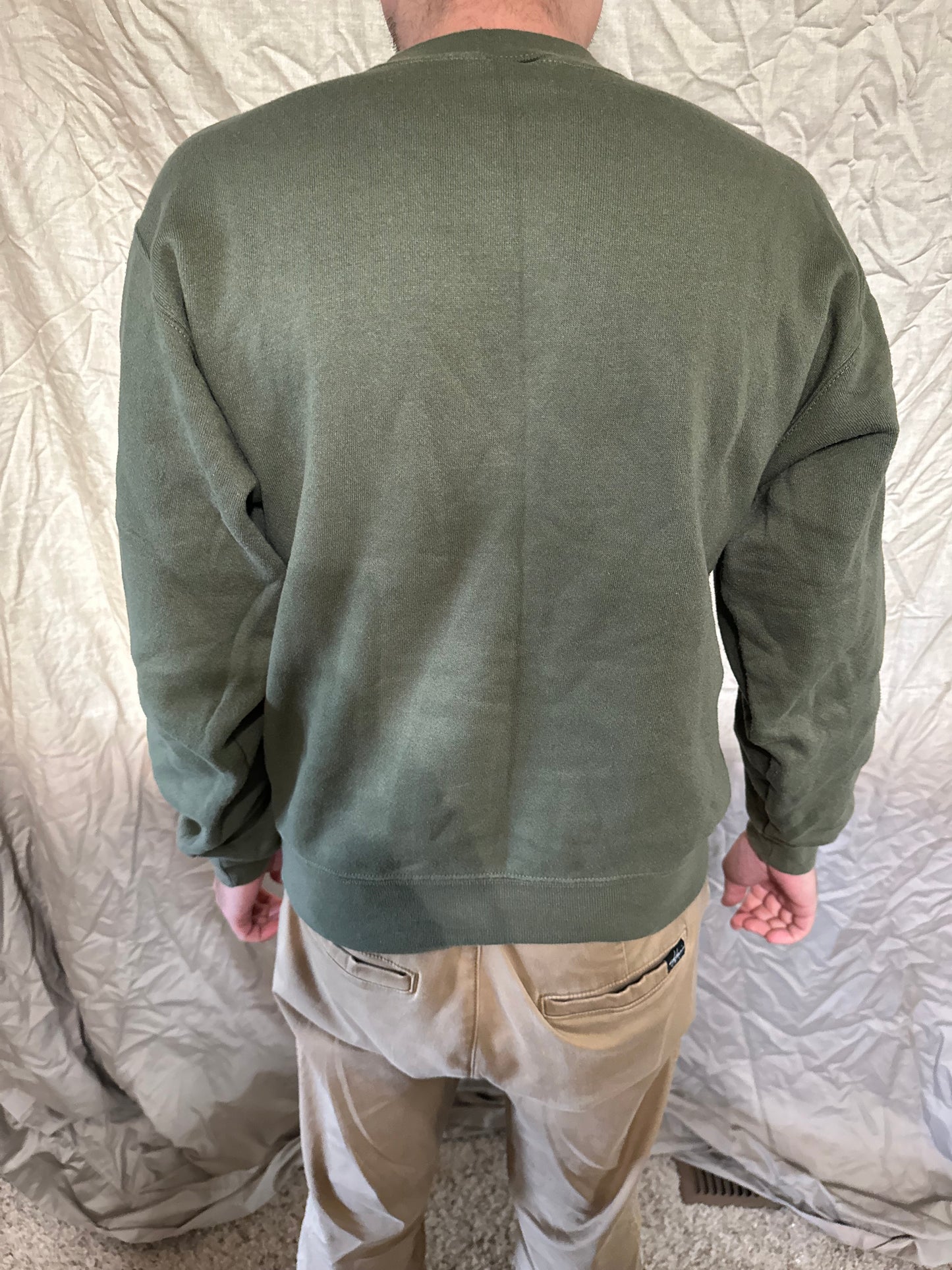Men’s soffe size small Usmc marine corps pullover athletic sweater darker green