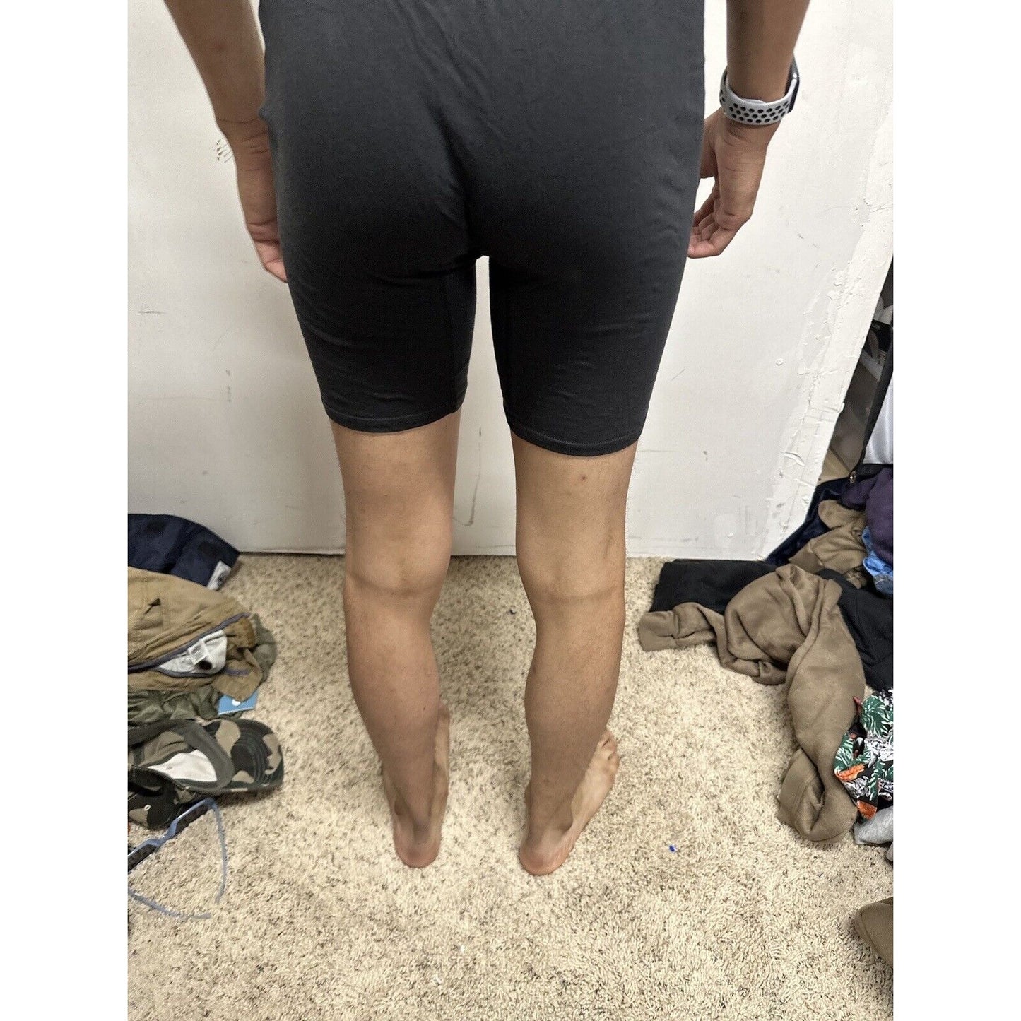 Men’s Hanes Black Boxer Briefs Large