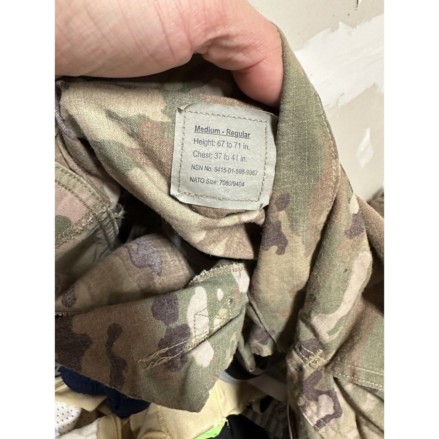 Men’s Ocp Top Blouse Army Air Force Coat With Patches