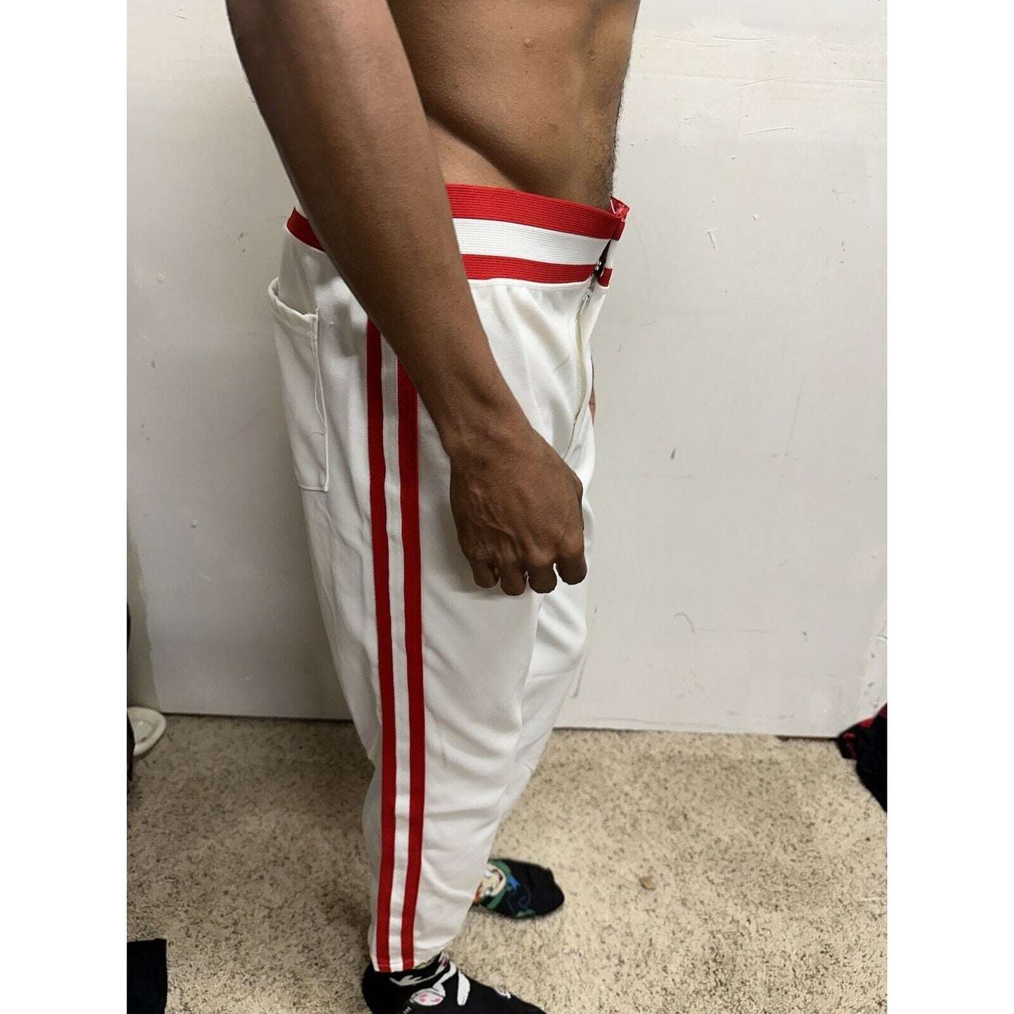 Men’s Pride XL Baseball Pants White And Red