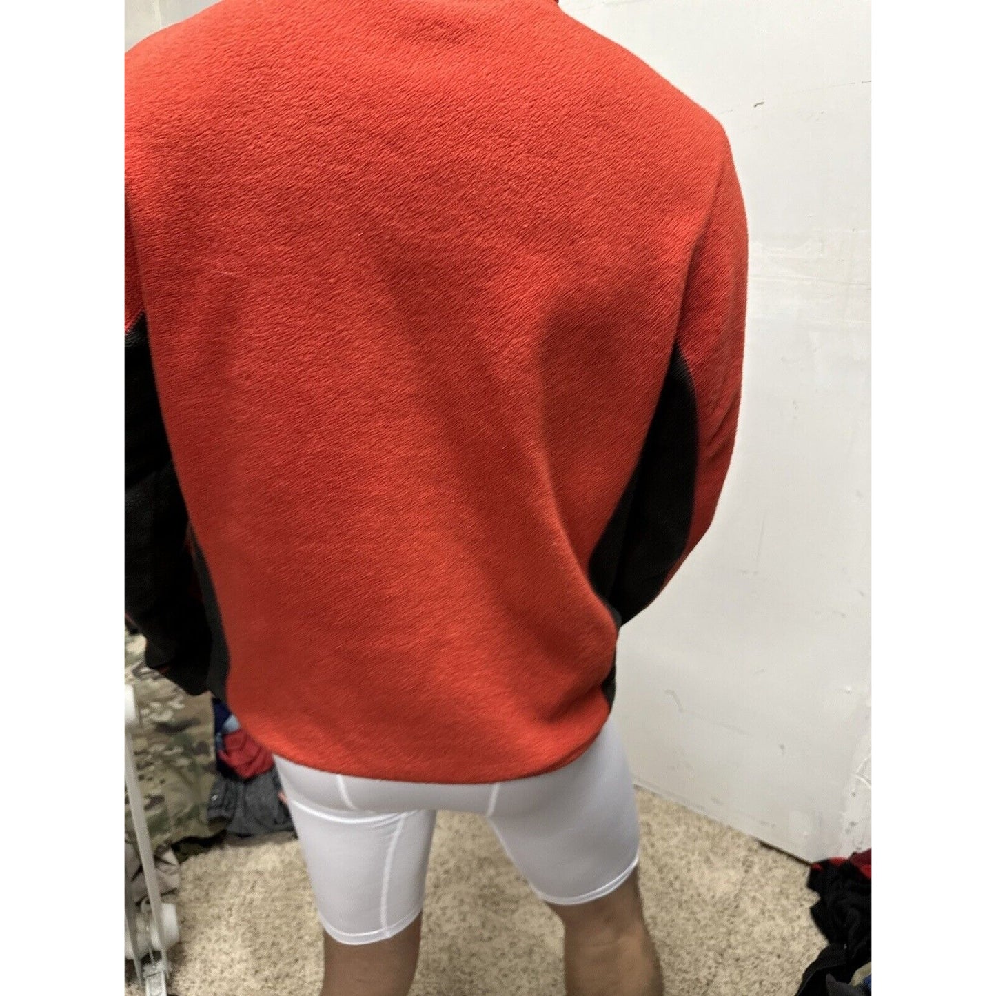 Men’s Red Small 1/4 Zip Gap Pullover Jacket