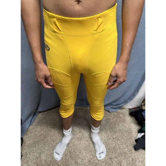 Men’s Gold / Yellow Rawlings Football Pants Medium