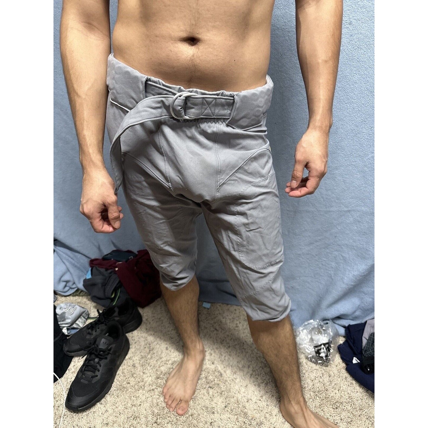 Men’s University Of Oregon Gray Nike Size #36 Football Pants