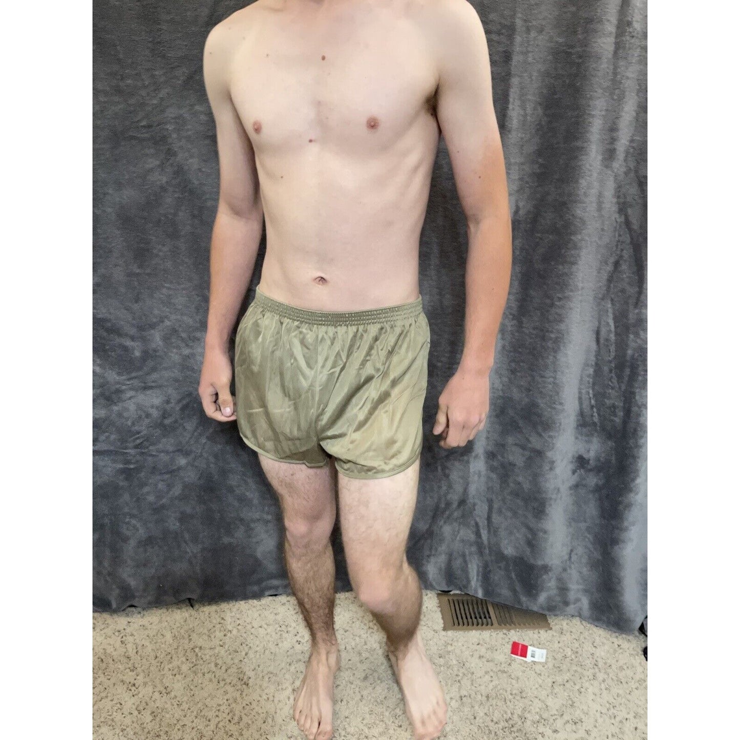 men's soffe ranger panties tan athletic Silkies shorts Large