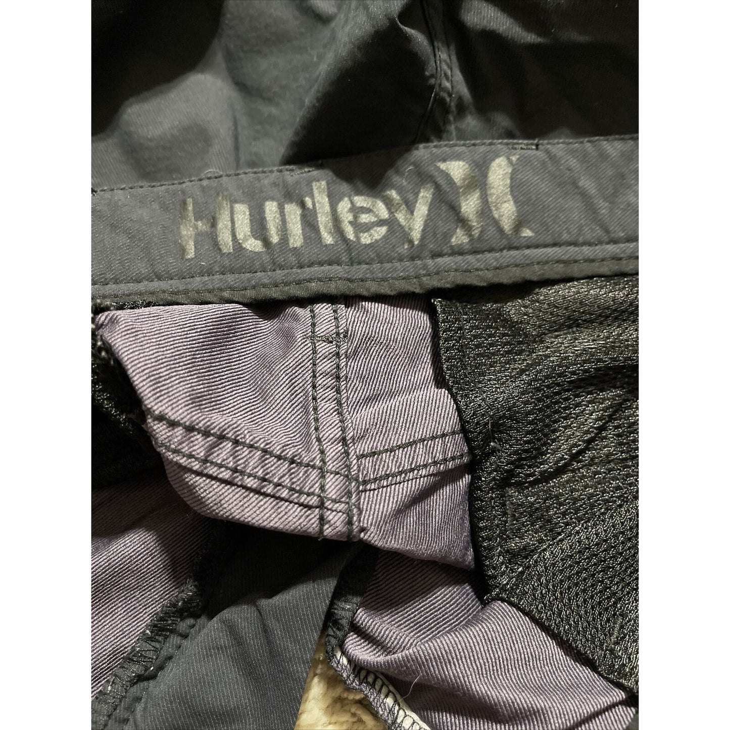 Men’s Black Size 34 Hurley Athletic Shorts