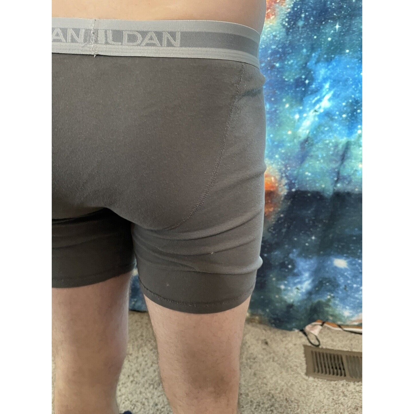 Men's Gildan Gray medium boxer briefs New And Unworn.