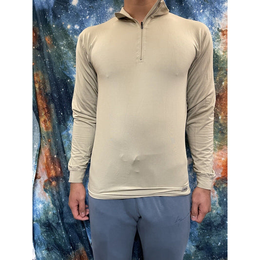 Men’s Army XGO Acclimate Dry Medium sand/tan long sleeve thermal