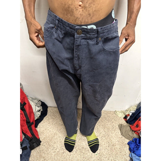 Men’s Navy Blue Johnston & Murphy Slim Fit 36 X 30 Jeans