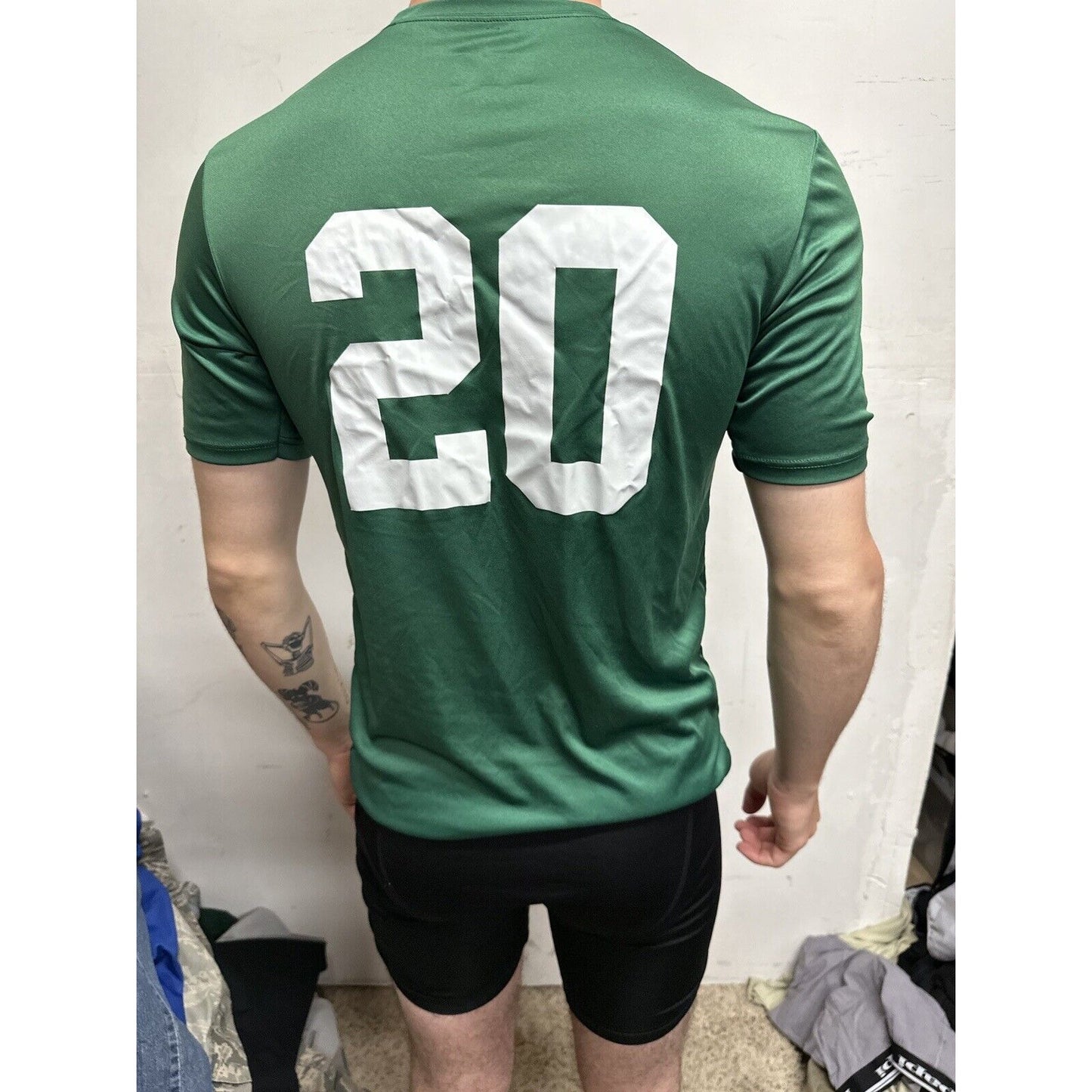 Men’s Small Green A4 Hawks Baseball Shirt Jersey