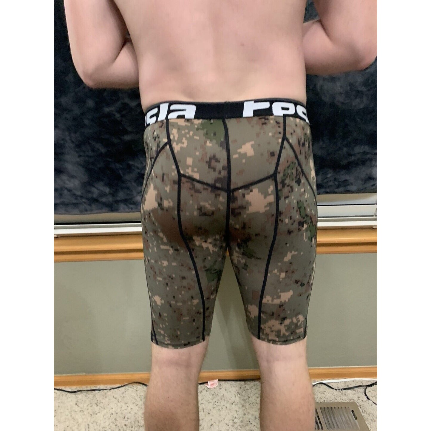 Men’s Tesla Camo XL Compression Shorts