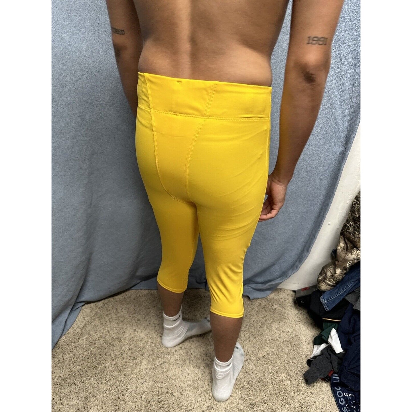 Men’s Gold / Yellow Rawlings Football Pants Medium