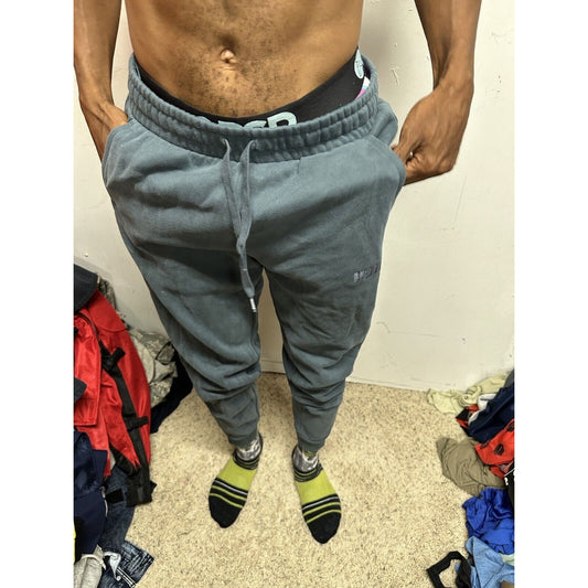 Men’s Large Gray Puma Sweatpants With Pockets