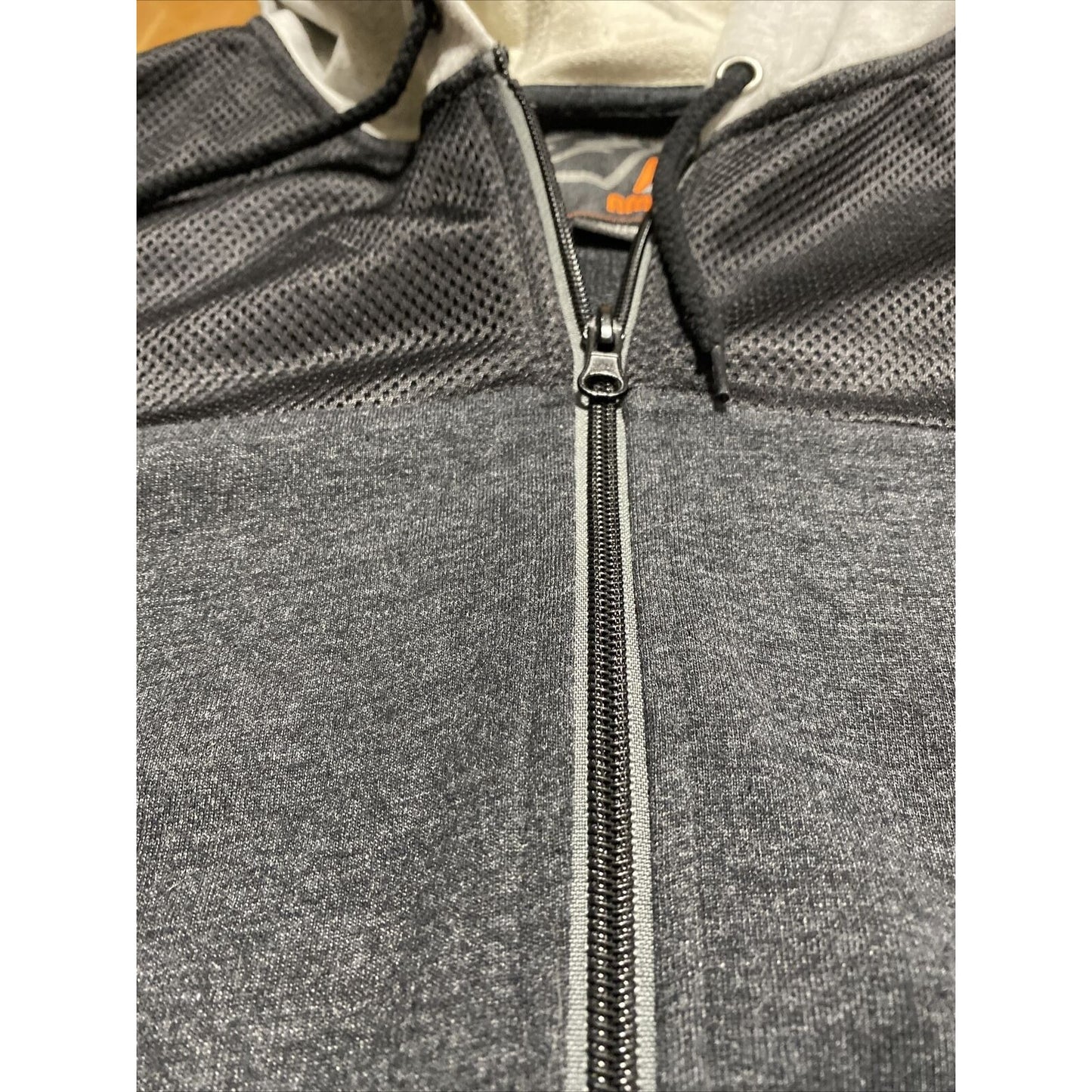 NWT Amplify Men’s XXL Tabby Gray Full-zip Heavyweight Hoodie