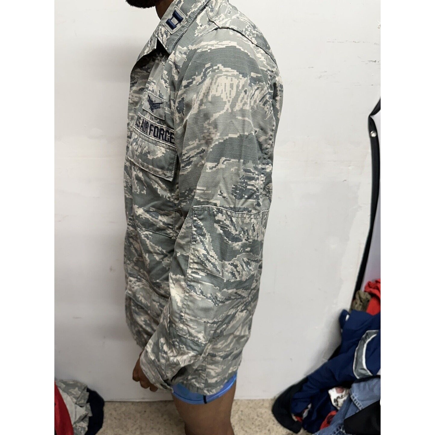 Men’s 36XL Airman Battle Uniform Abu USAF Civil Air Patrol Top Coat Blouse